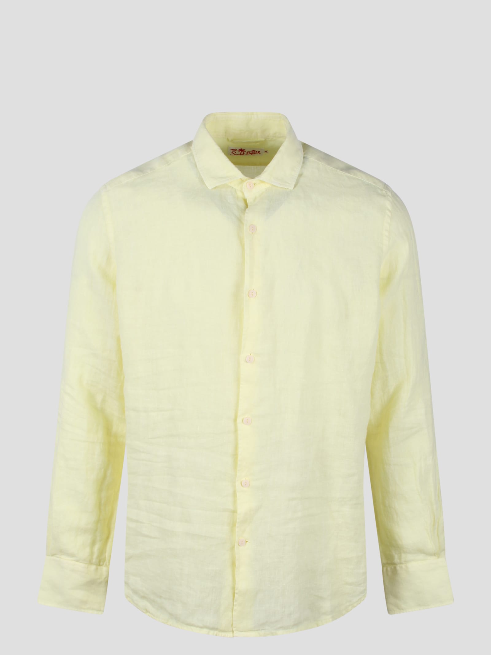 Shop Mc2 Saint Barth Pamplona Shirt In Yellow & Orange