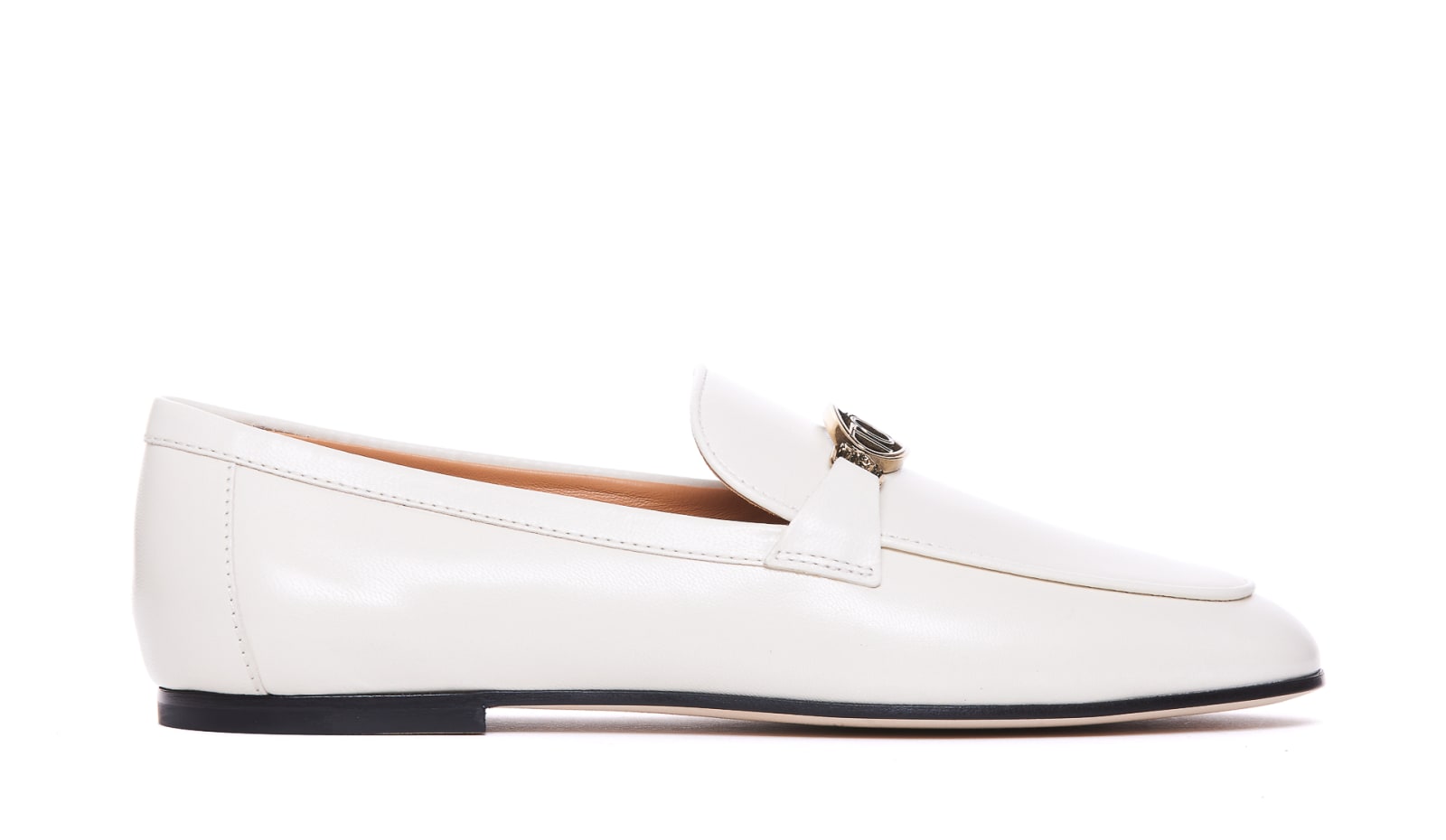 Shop Tod's Loafers In White