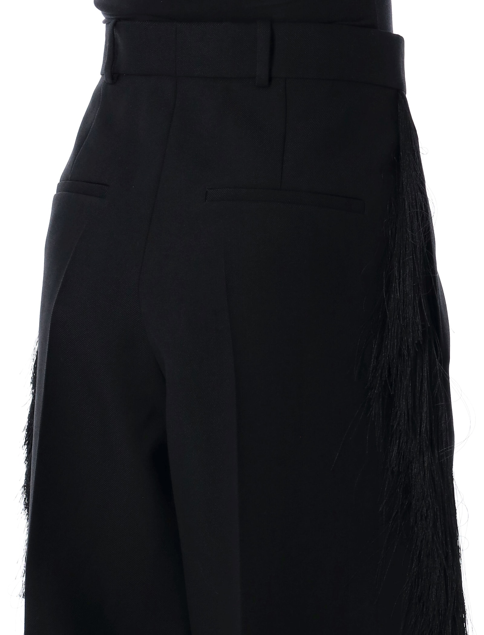 CARVEN FRINGED TROUSERS