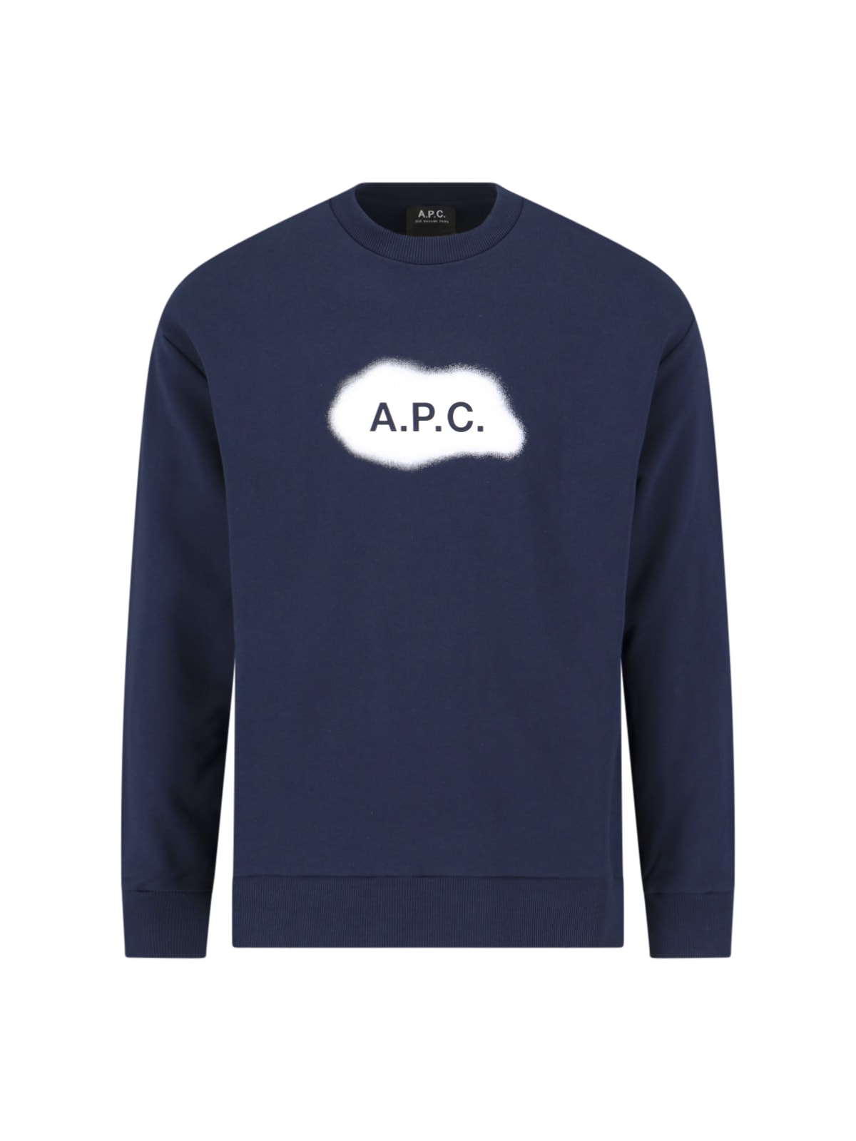 Apc Alastor Crewneck Sweatshirt In Blue
