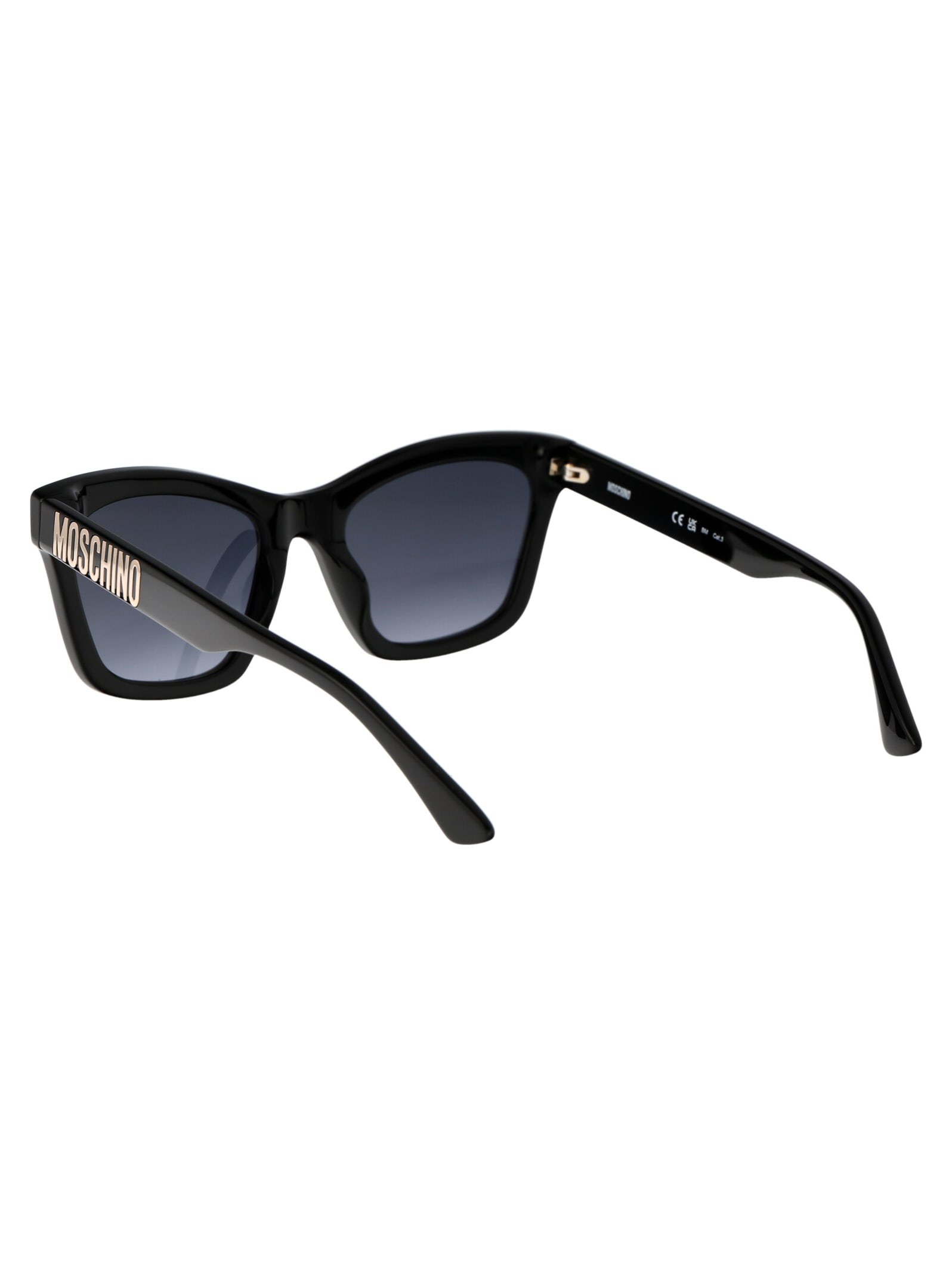 Shop Moschino Eyewear Mos156/s Sunglasses In 8079o Black