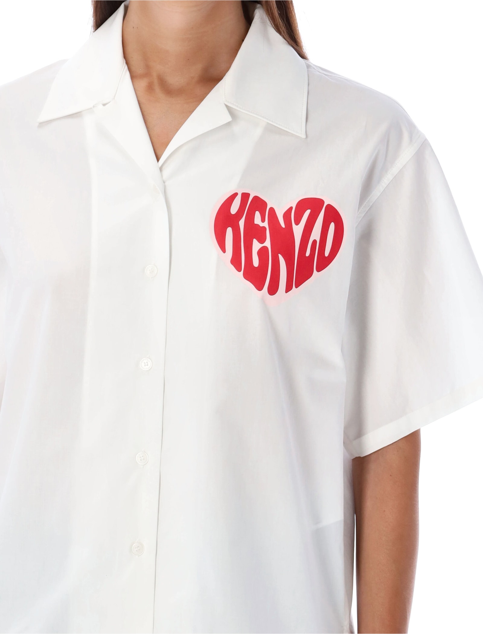 Kenzo Heart Bowling Shirt | Smart Closet