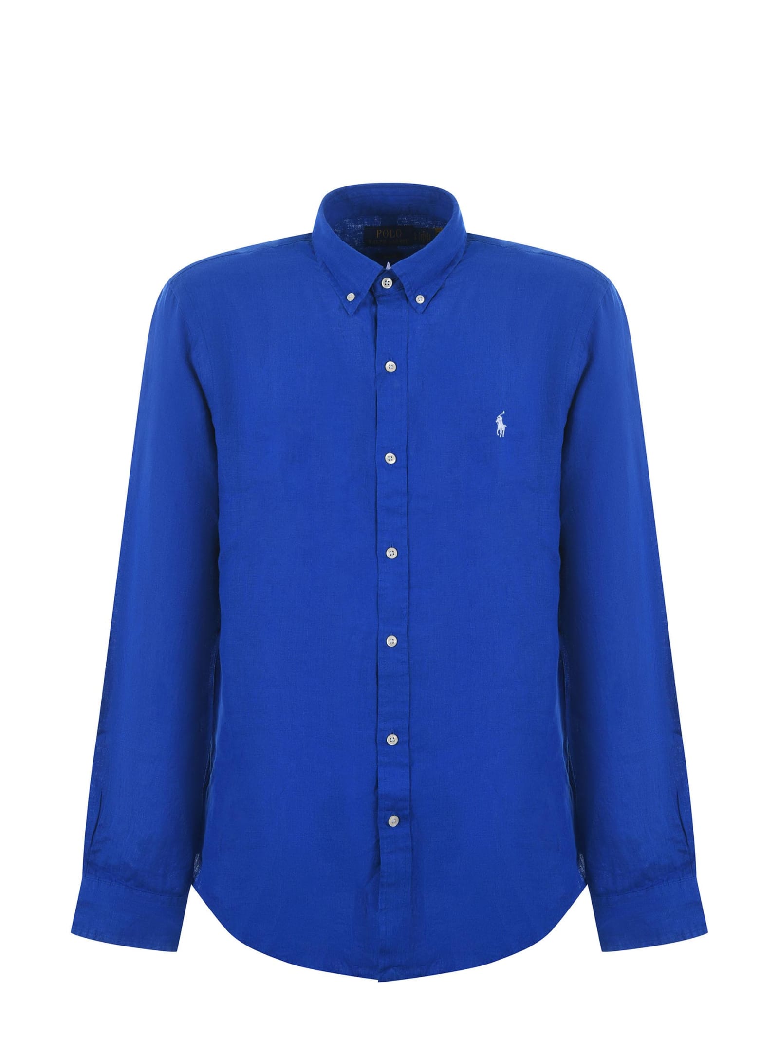 Shop Polo Ralph Lauren Shirt In Blu Elettrico
