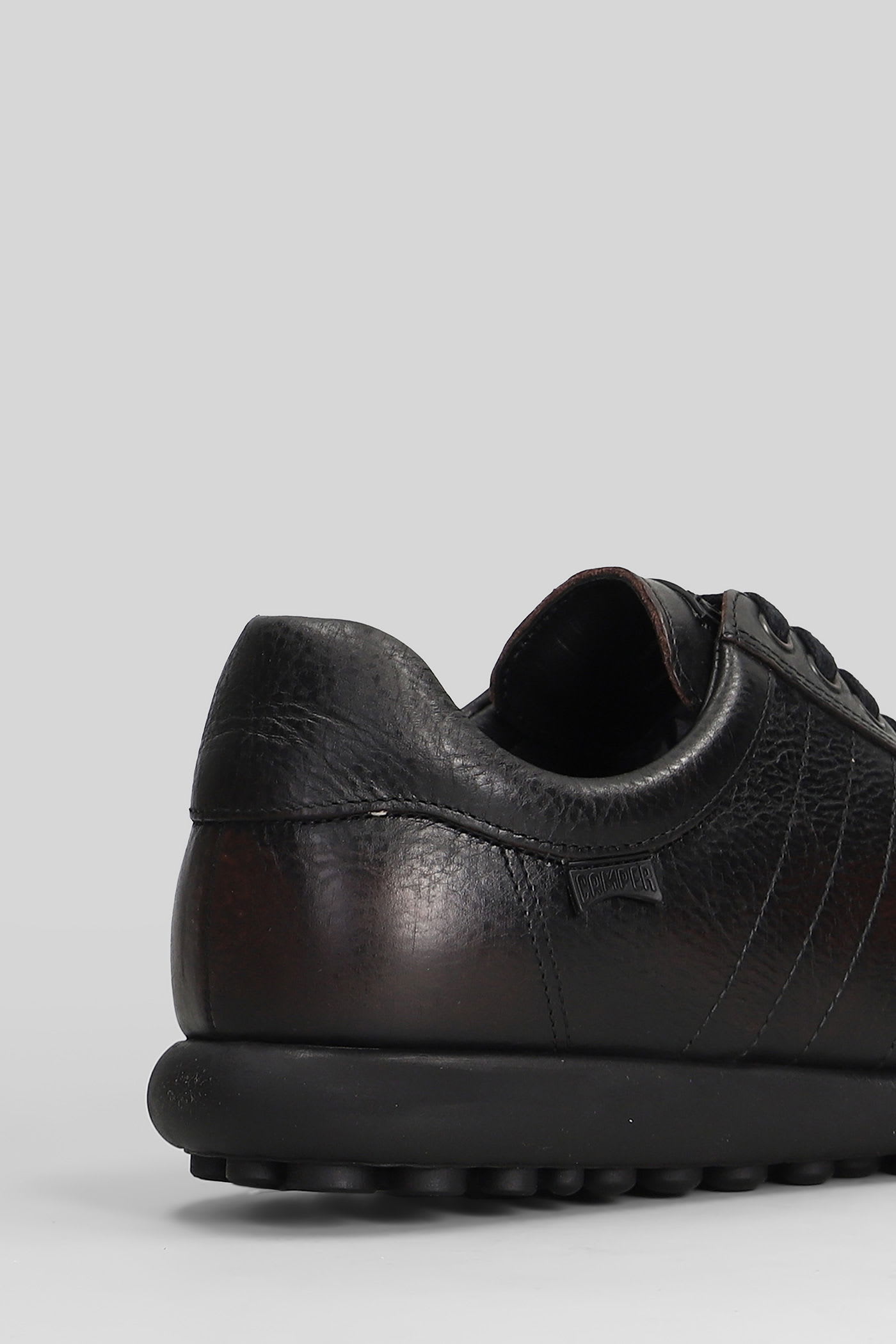 Camper Pelotas Ariel Sneakers In Black Leather In Black