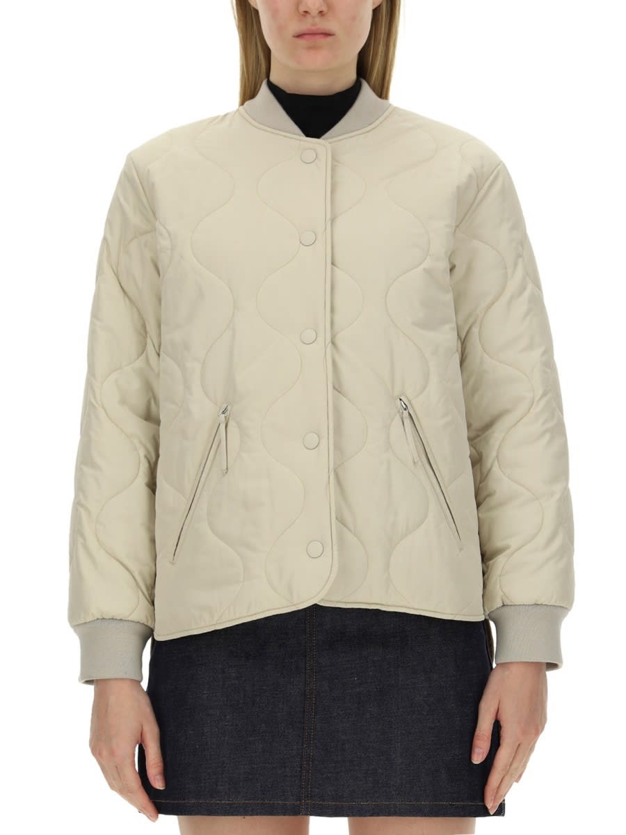 Shop Apc Jacket Camila In White