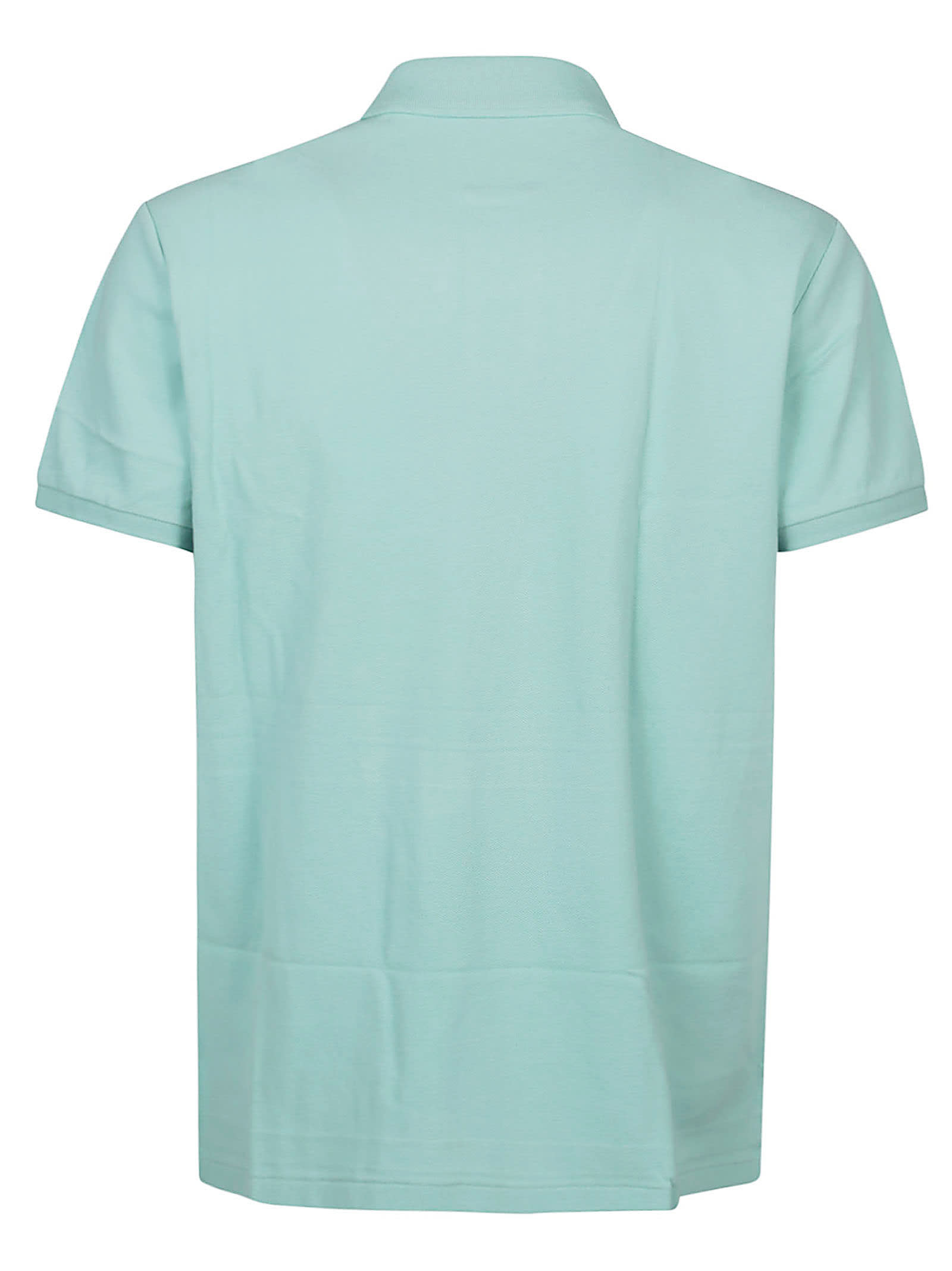 Shop Polo Ralph Lauren Short Sleeve Polo Shirt In Celadon