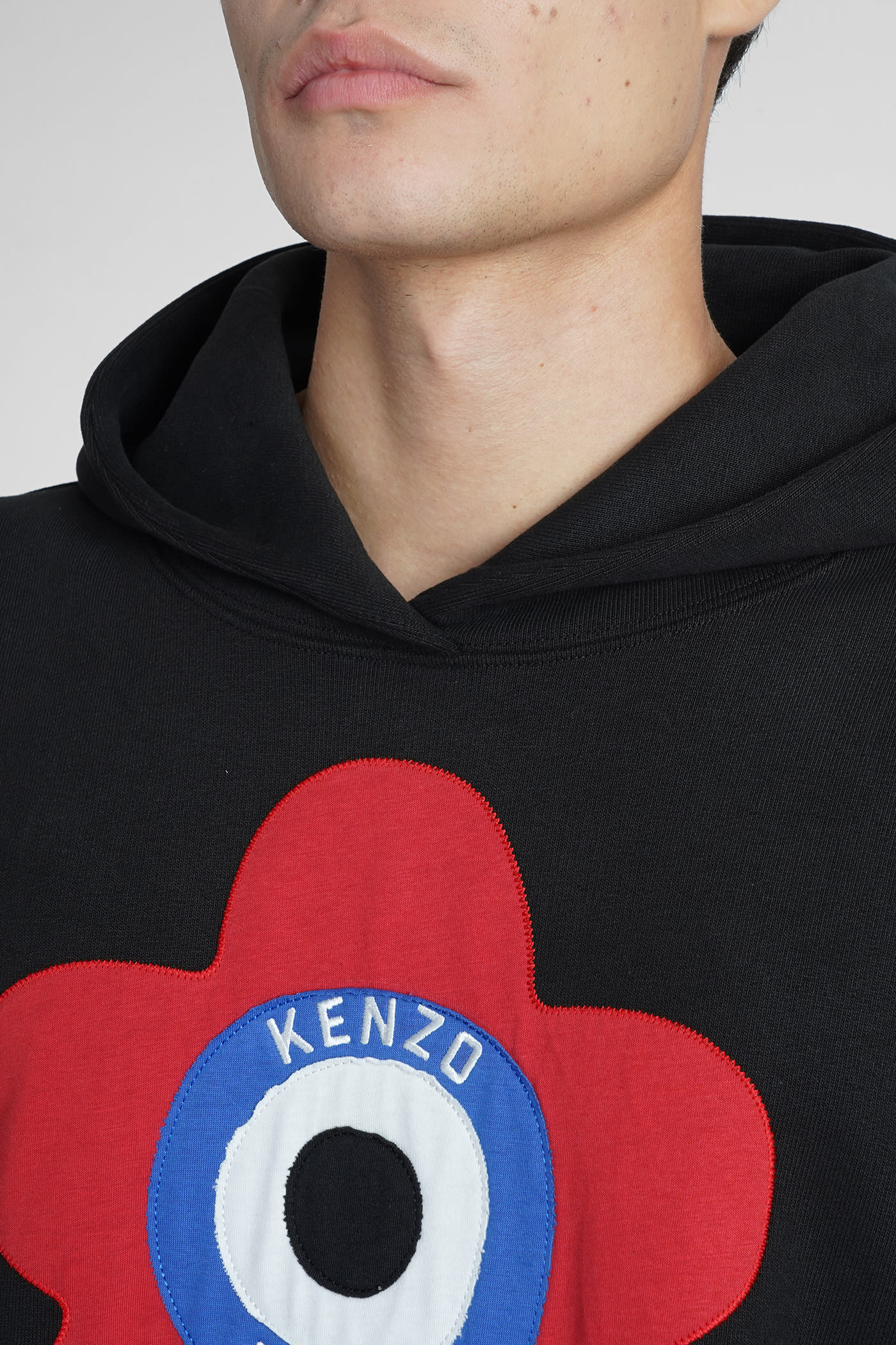 Shop Kenzo Sweatshirt In Black Cotton In Nero