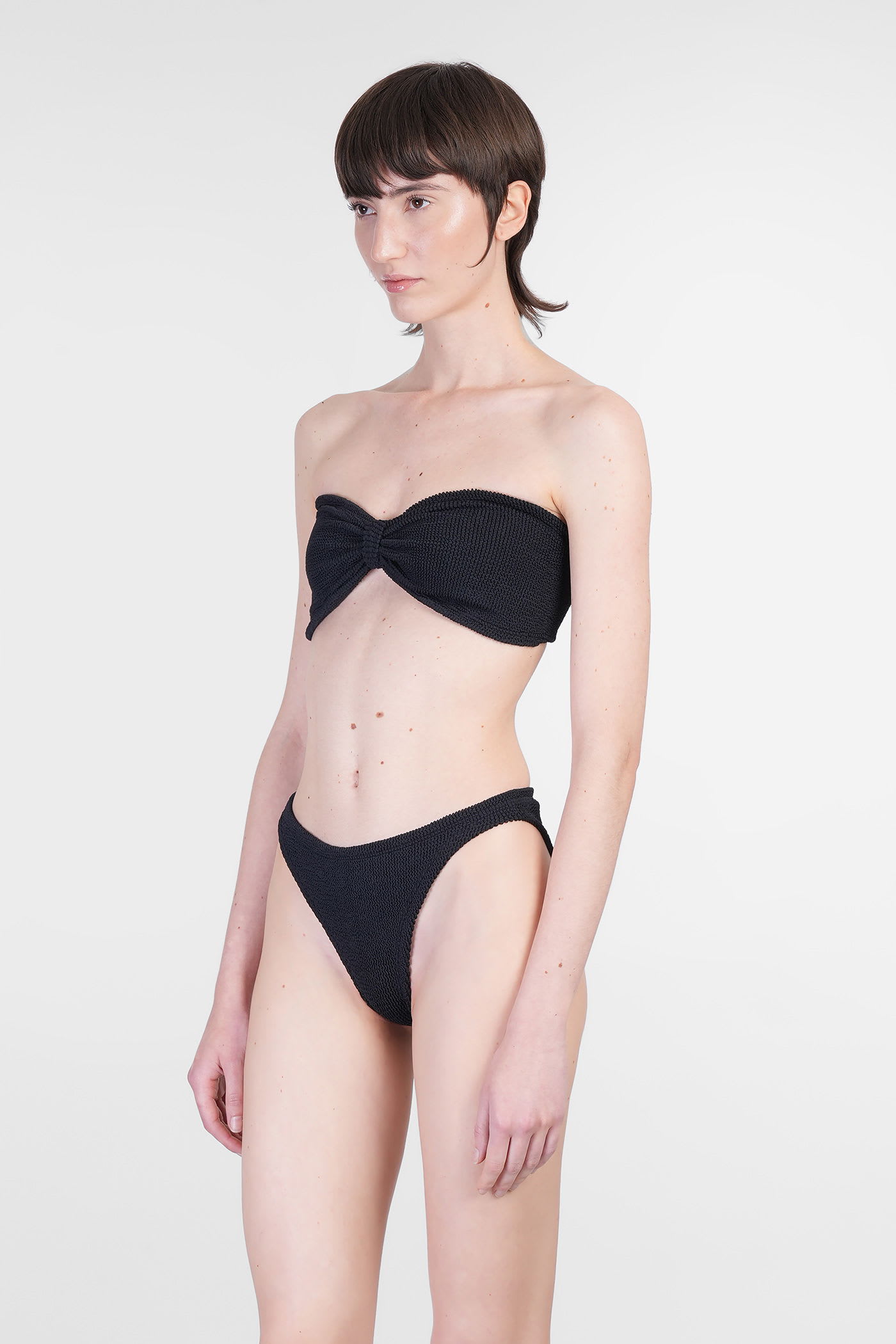 Hunza G Tina Bikini Textured Bandeau Top