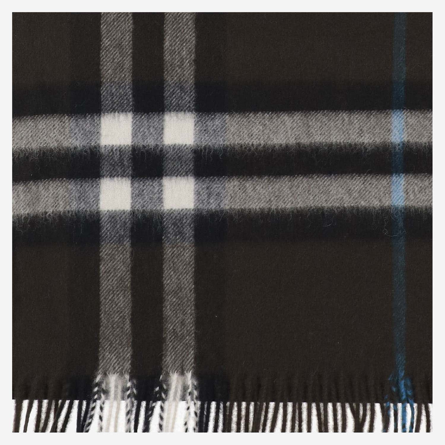 Shop Burberry Cashmere Scarf With Check Pattern In Red