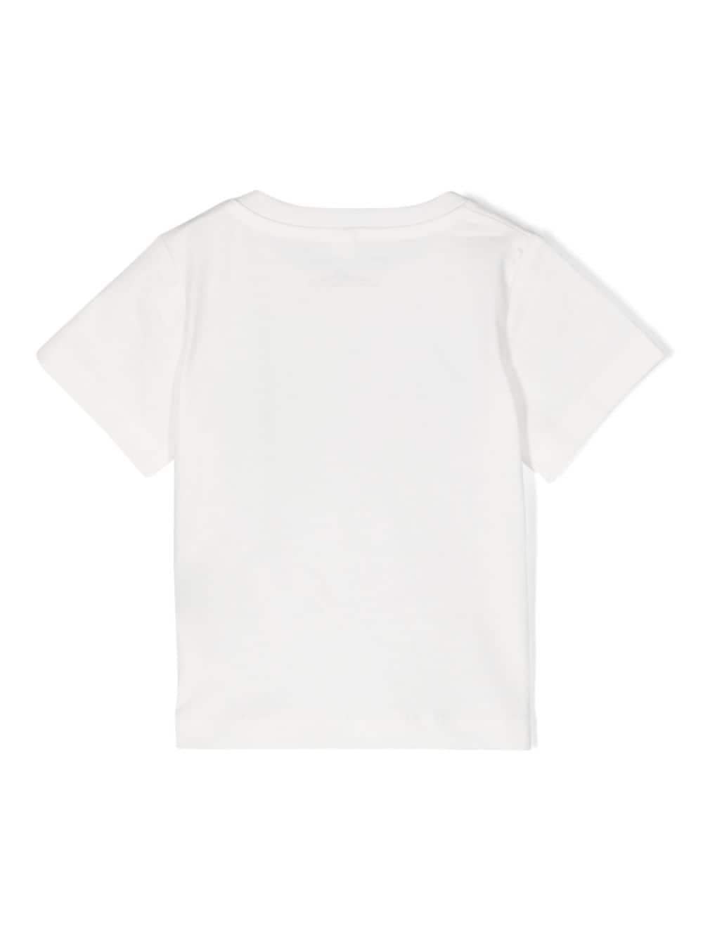 Shop Stella Mccartney T-shirt Con Stampa In Cream