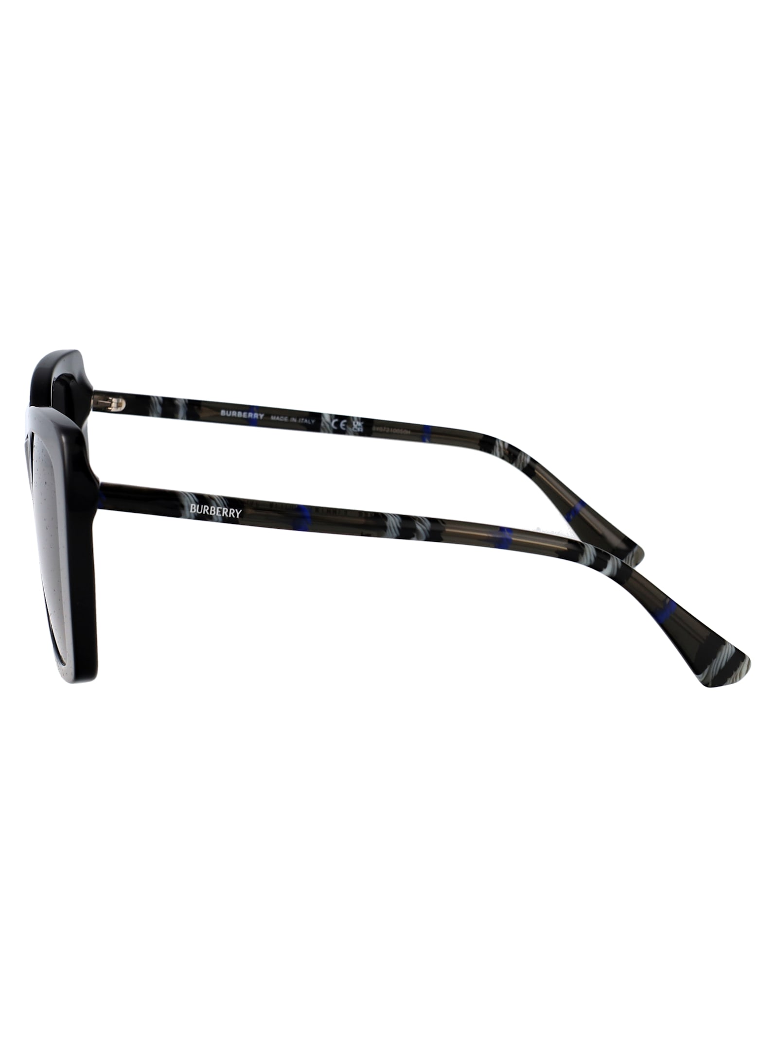 Burberry Eyewear 0be4456 Sunglasses In Black