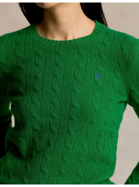 Shop Polo Ralph Lauren Julianna Sweater In Verde