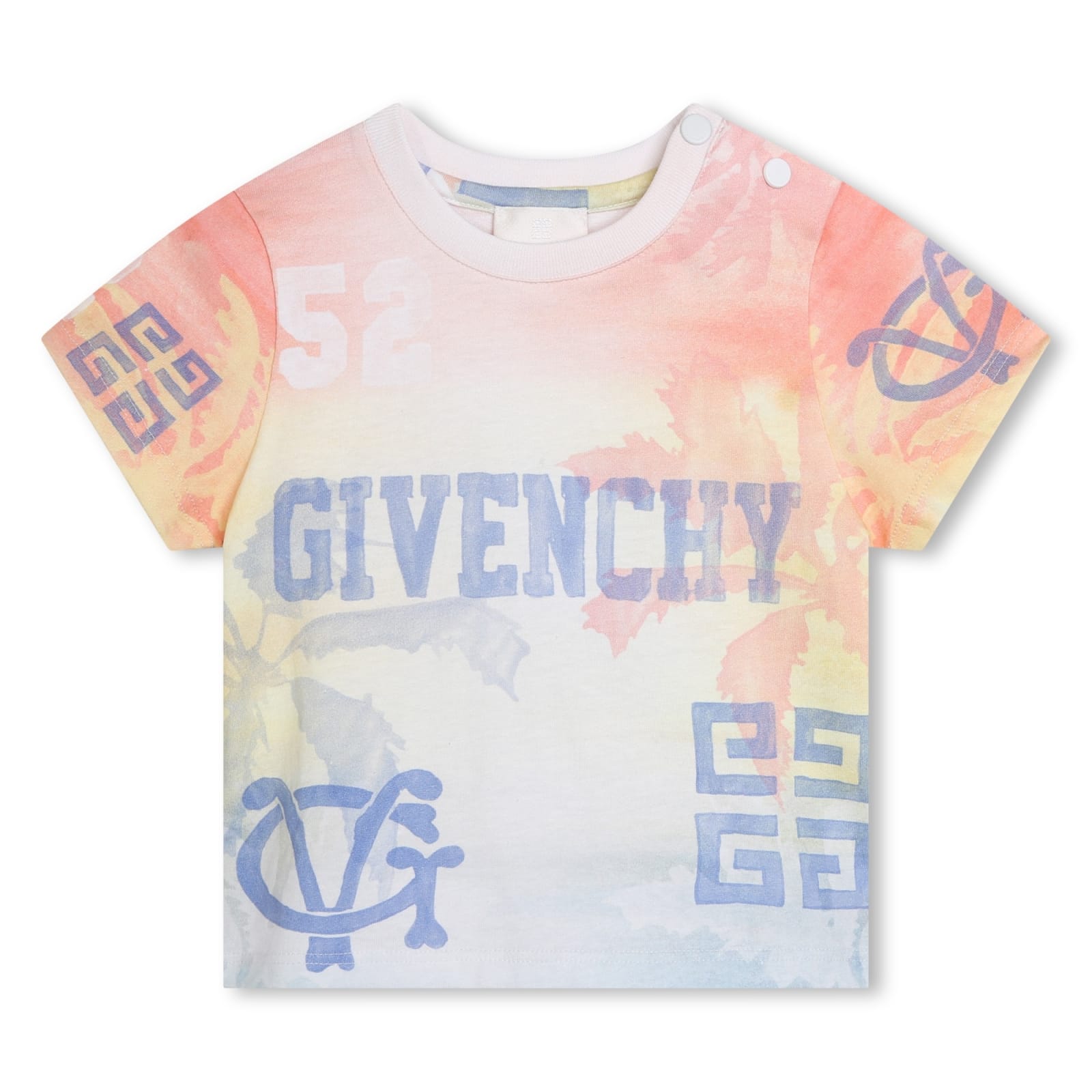 Shop Givenchy T-shirt Con Logo In Multicolor