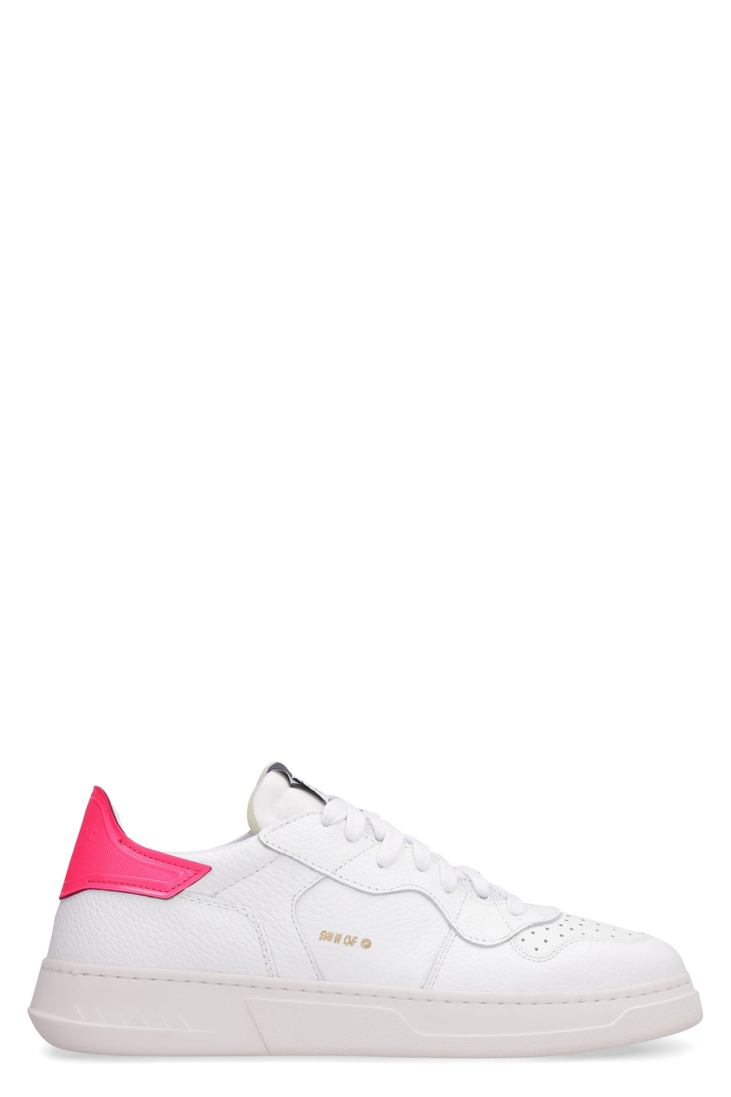 RUN OF Class-p Leather Low-top Sneakers