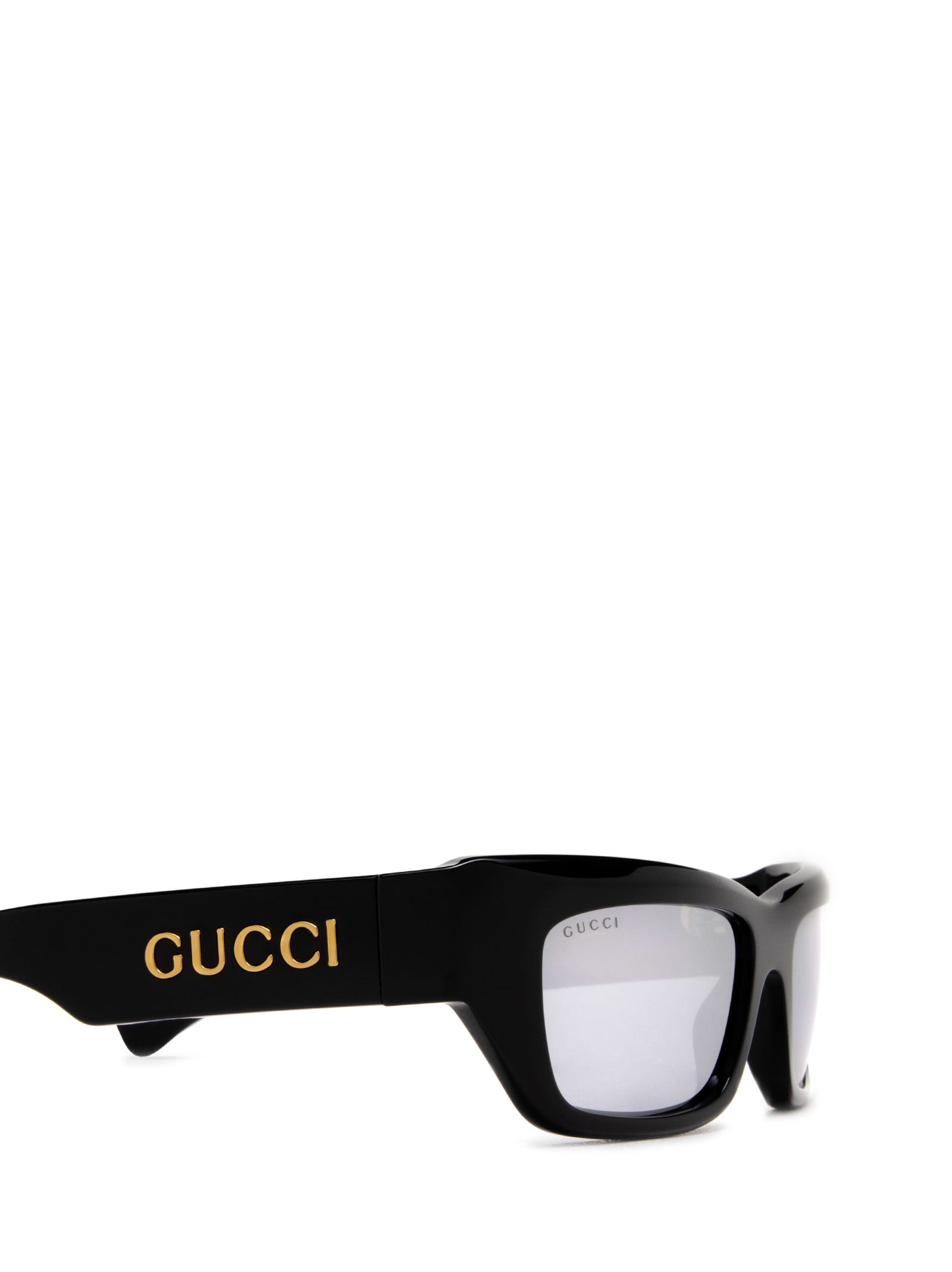 Shop Gucci Gg1296s Black Sunglasses