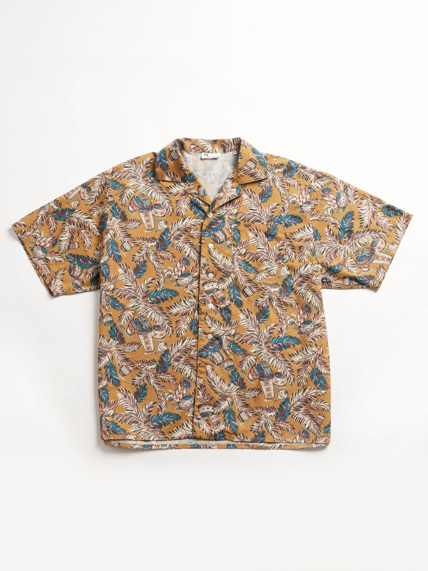 Doppiaa Aambala Tropical Pattern Shirt