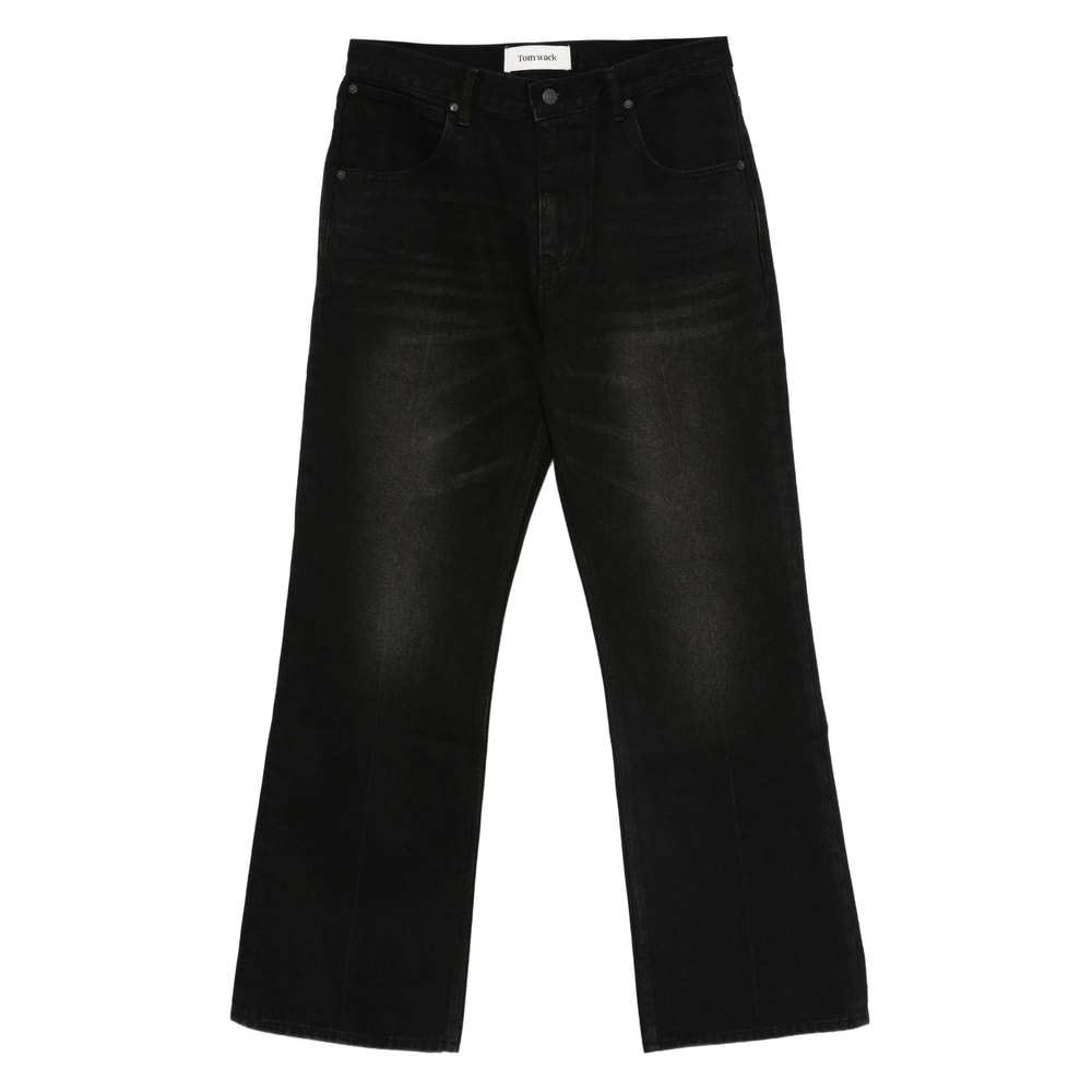 Tonywack Faded-effect Jeans In Black
