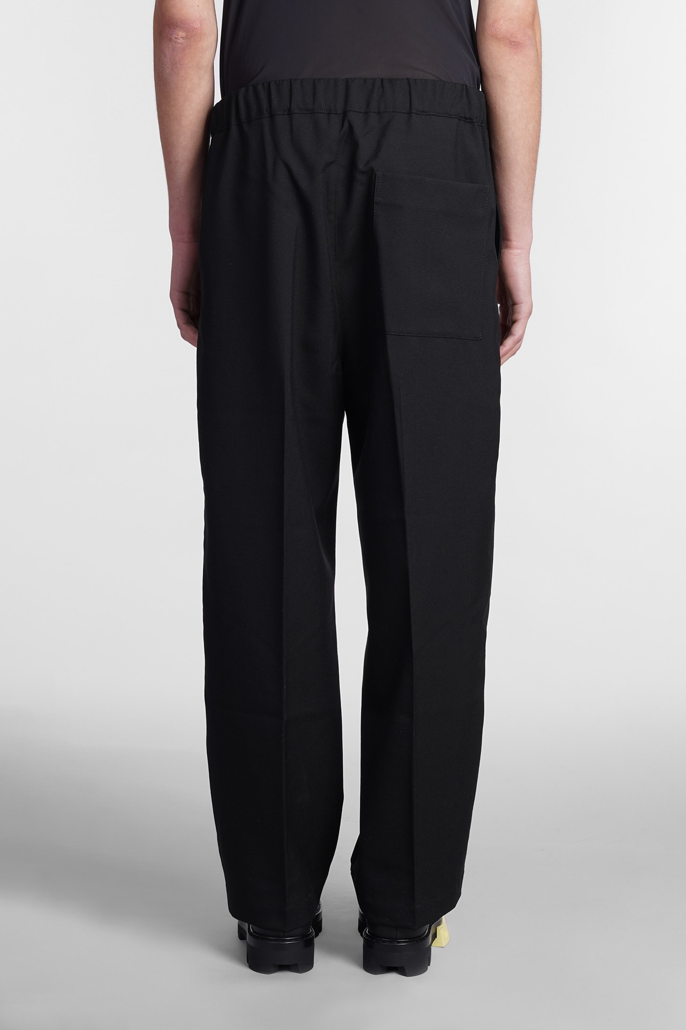 OAMC Base Pants In Black Wool | Smart Closet