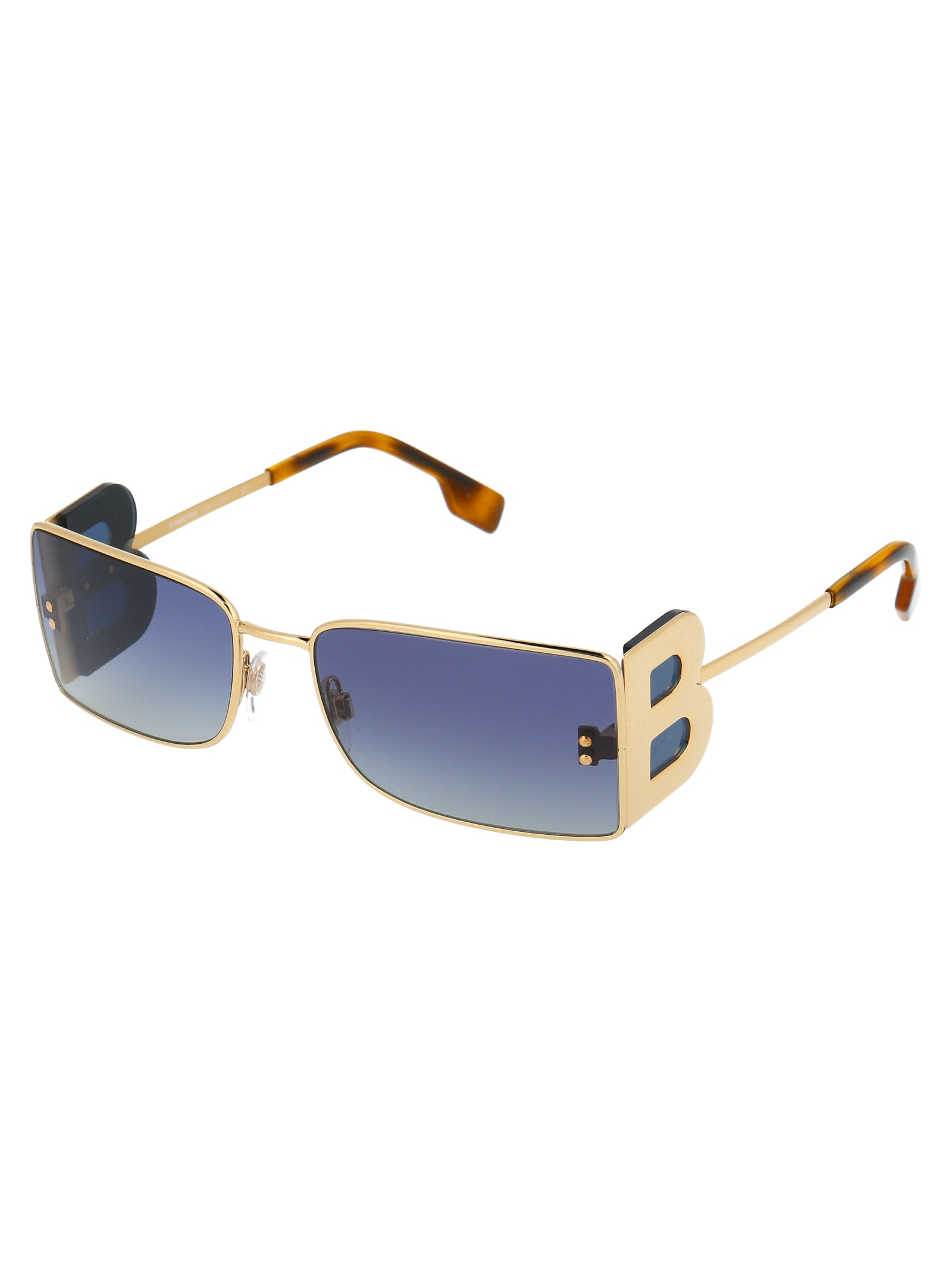 burberry sunglasses gold