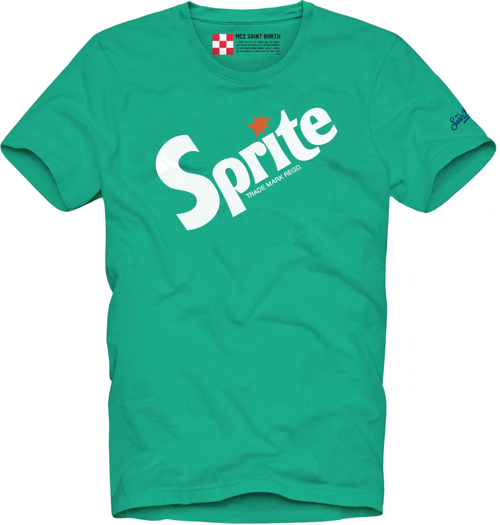 MC2 Saint Barth Sprite Print Man Green T-shirt - Coca Cola Special Edition ®