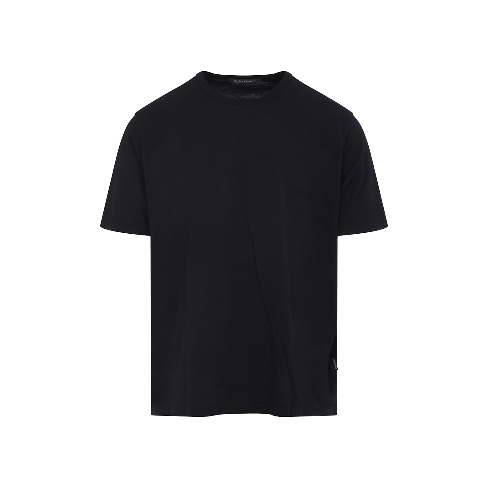 Our Legacy Black New Box T-shirt In Black