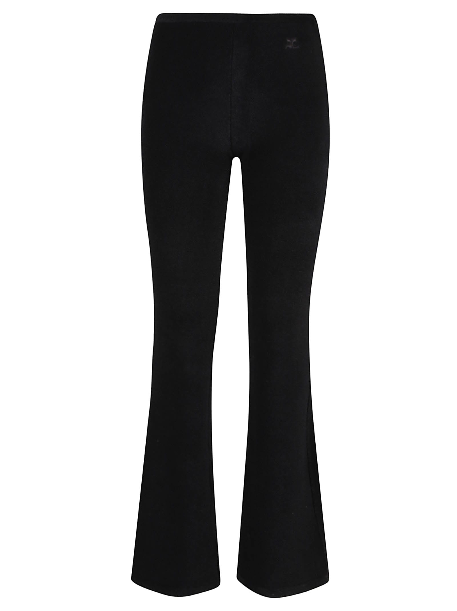 Shop Courrèges Heritage Sponge Pants In Black