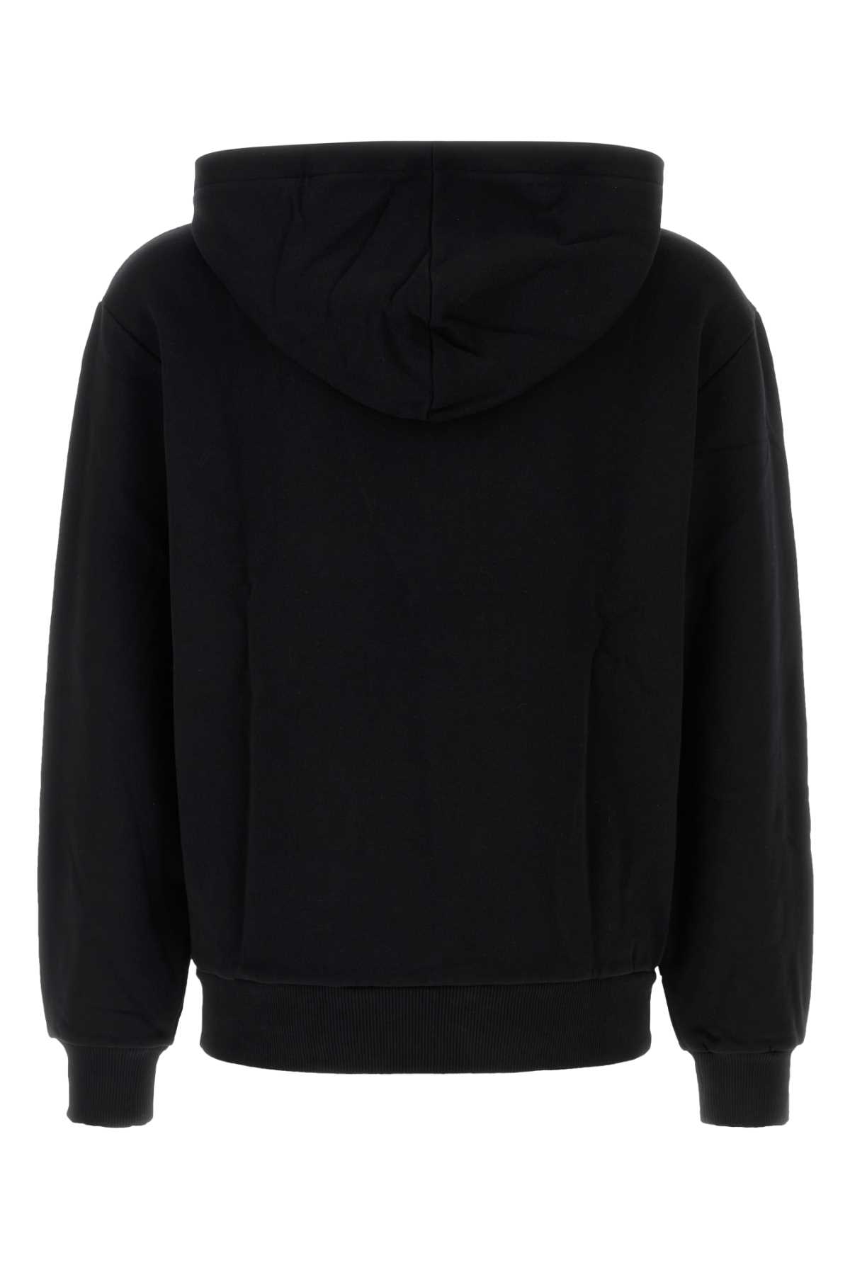 Apc A.p.c. Sweatshirt With Micro Logo In Noirblanc