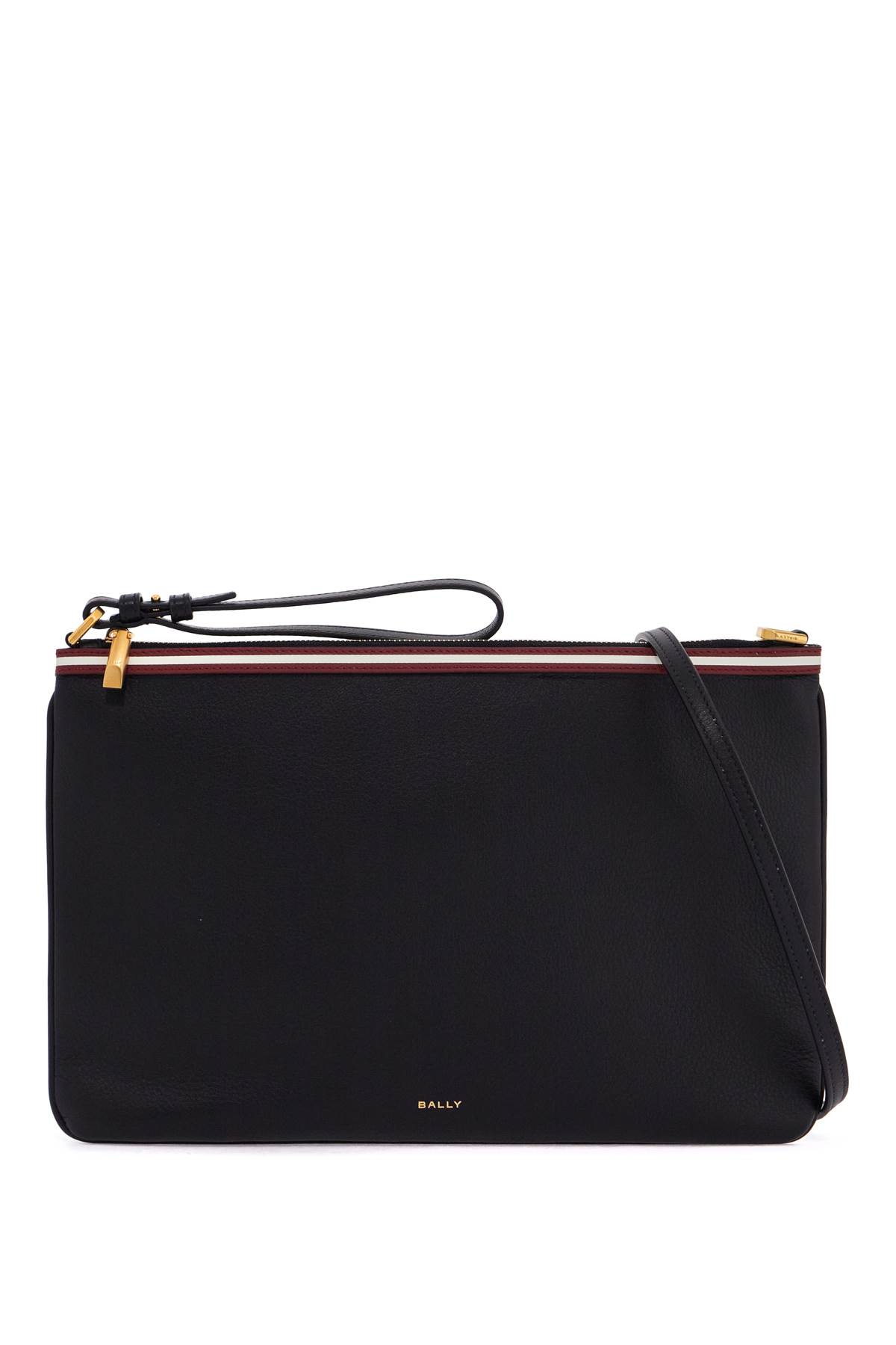 Bally Code Pouch Bag In Black+oro (black)