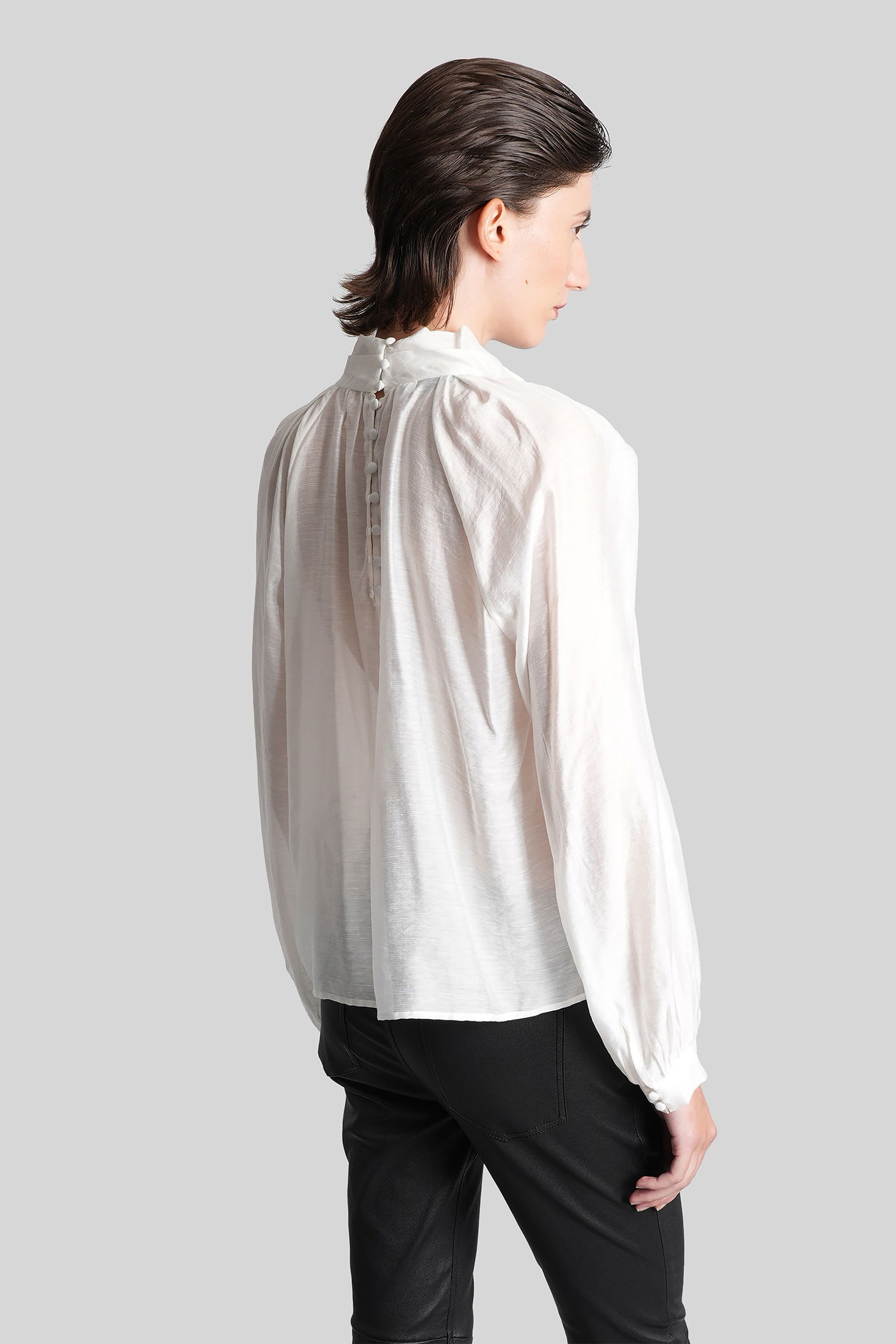 Iro Nahae Blouse In White Viscose In White