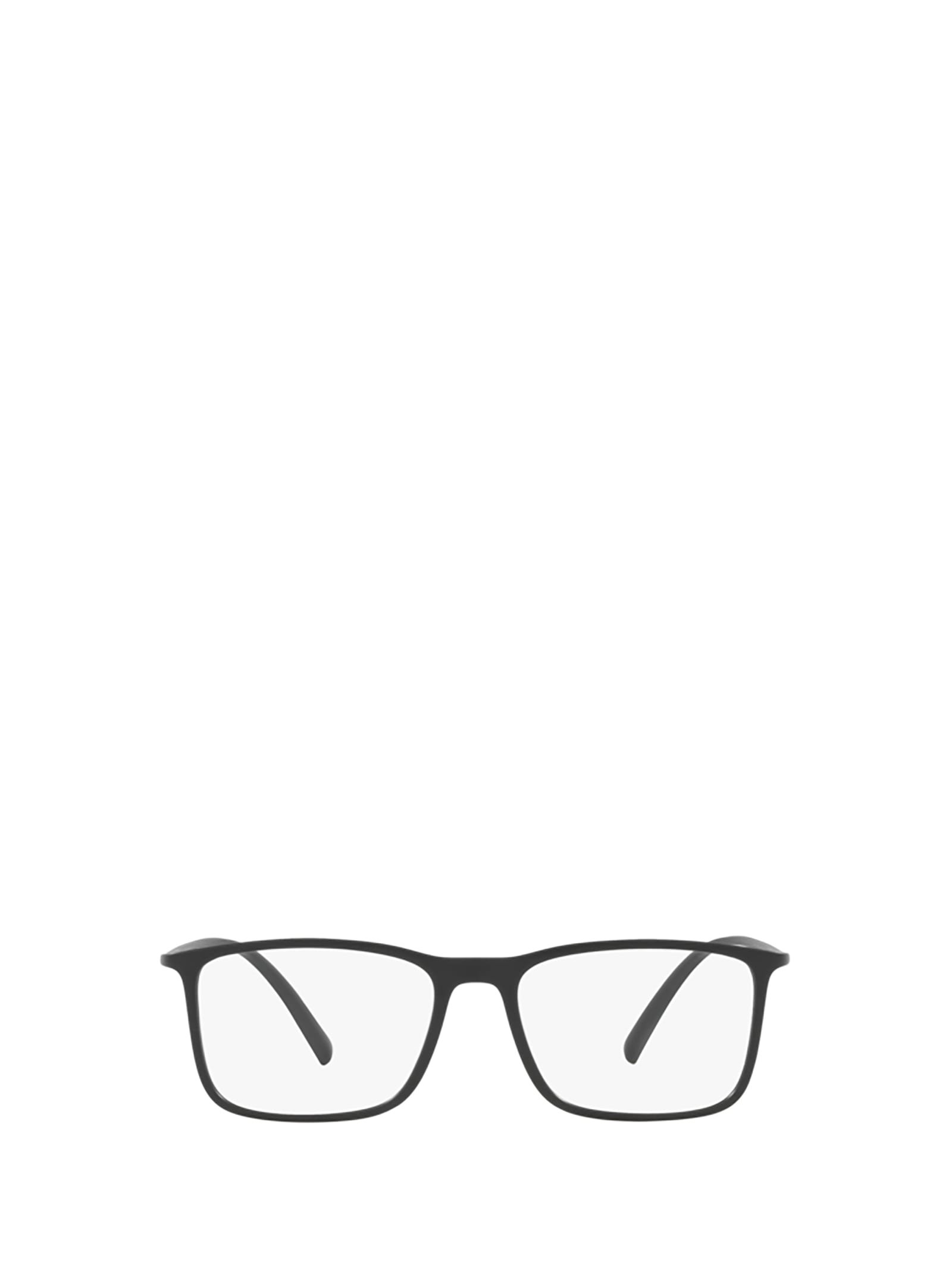Shop Giorgio Armani Ar7244u Matte Black Glasses