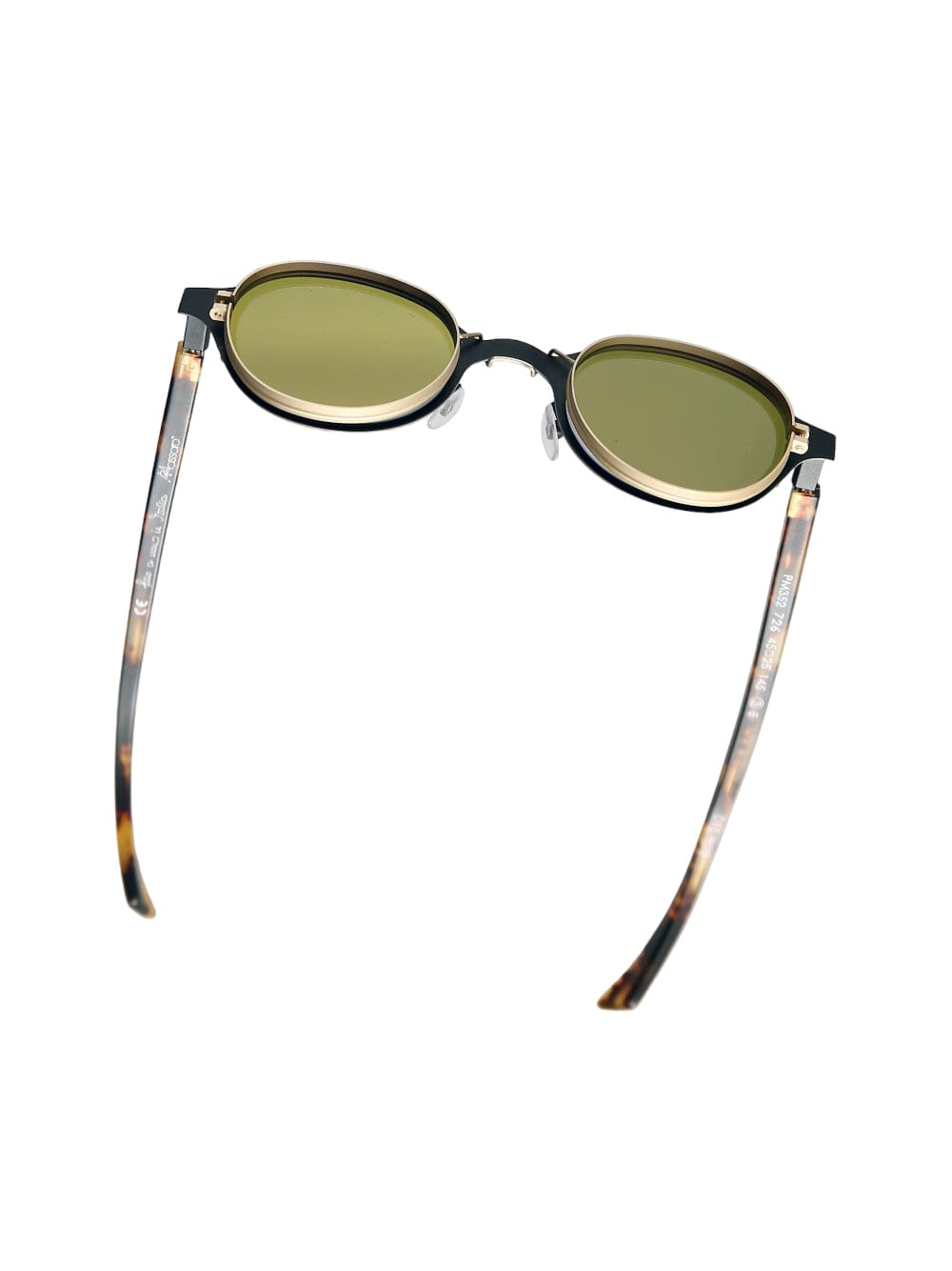 Piero Massaro Pm352 - Matte Black 6 Havana Sunglasses