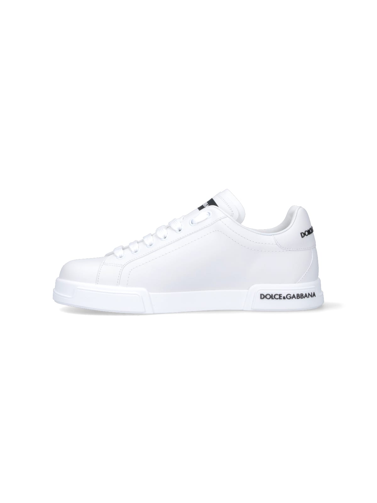 Shop Dolce & Gabbana Portofino Sneakers In Bianco