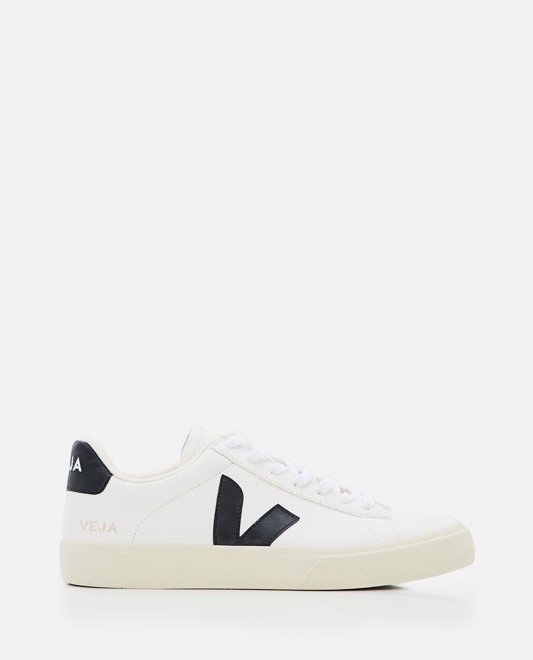 Veja Leather Sneakers Low-top Rubber Sole In White