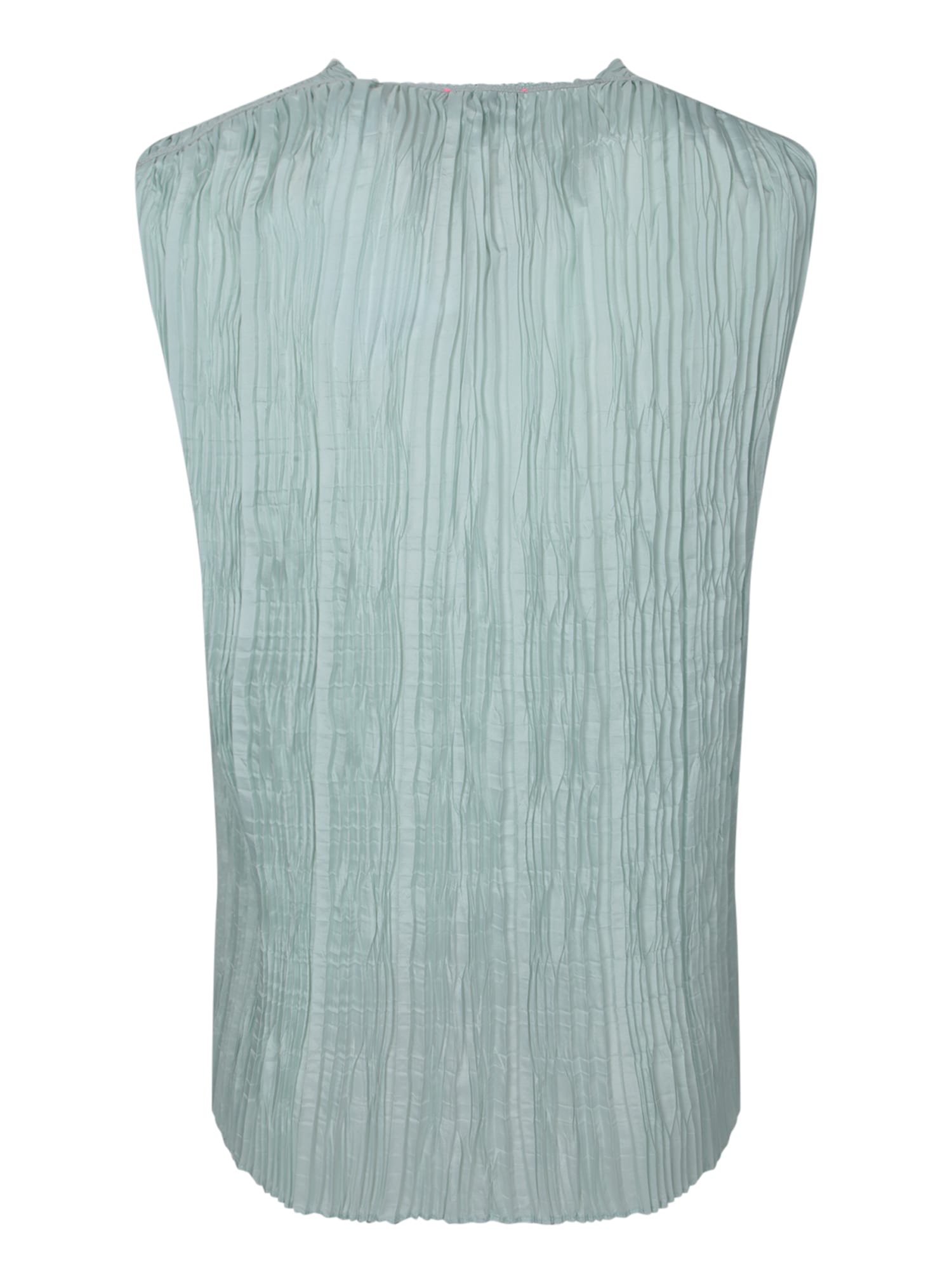 Shop Forte Forte Ecoviscose Pliss Top In White