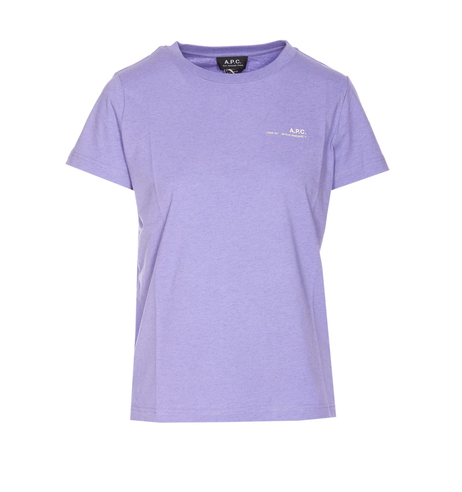 Shop Apc Item T-shirt In Purple