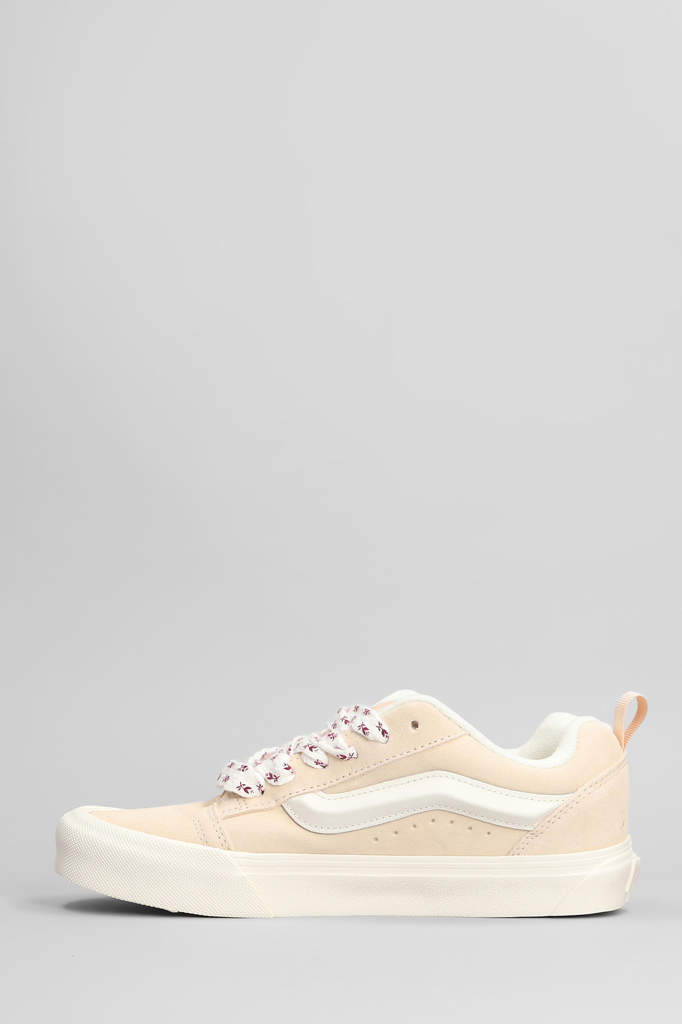 Vans Knu Skool Sneakers In Rose-pink Suede In Yellow
