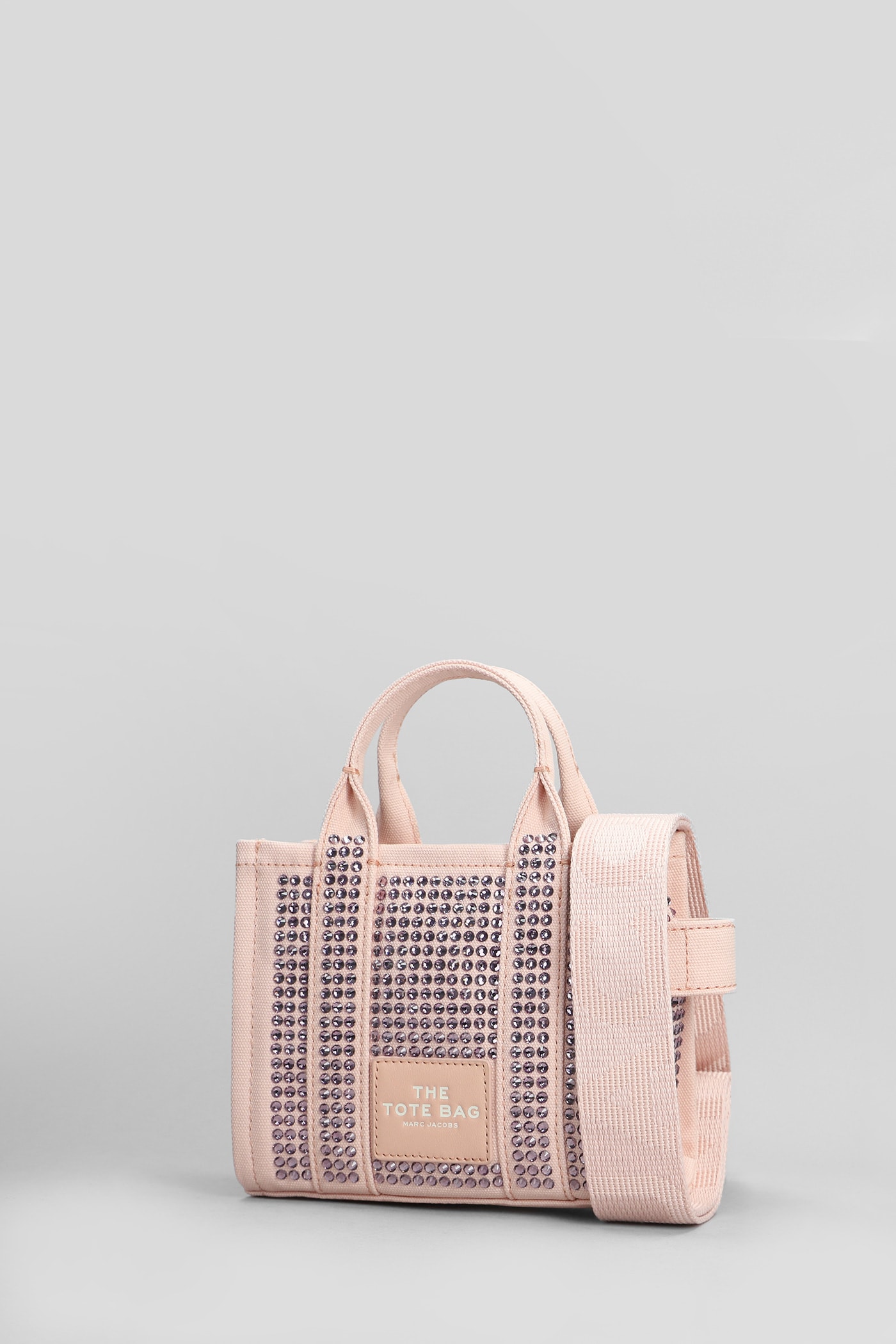 Shop Marc Jacobs The Crossbody Tote Tote In Rose-pink Cotton