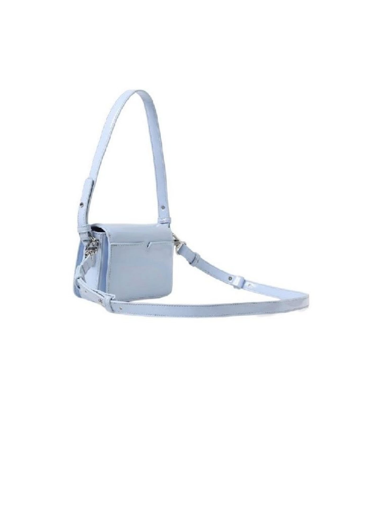 Shop Chiara Ferragni Blue Shoulder Bag