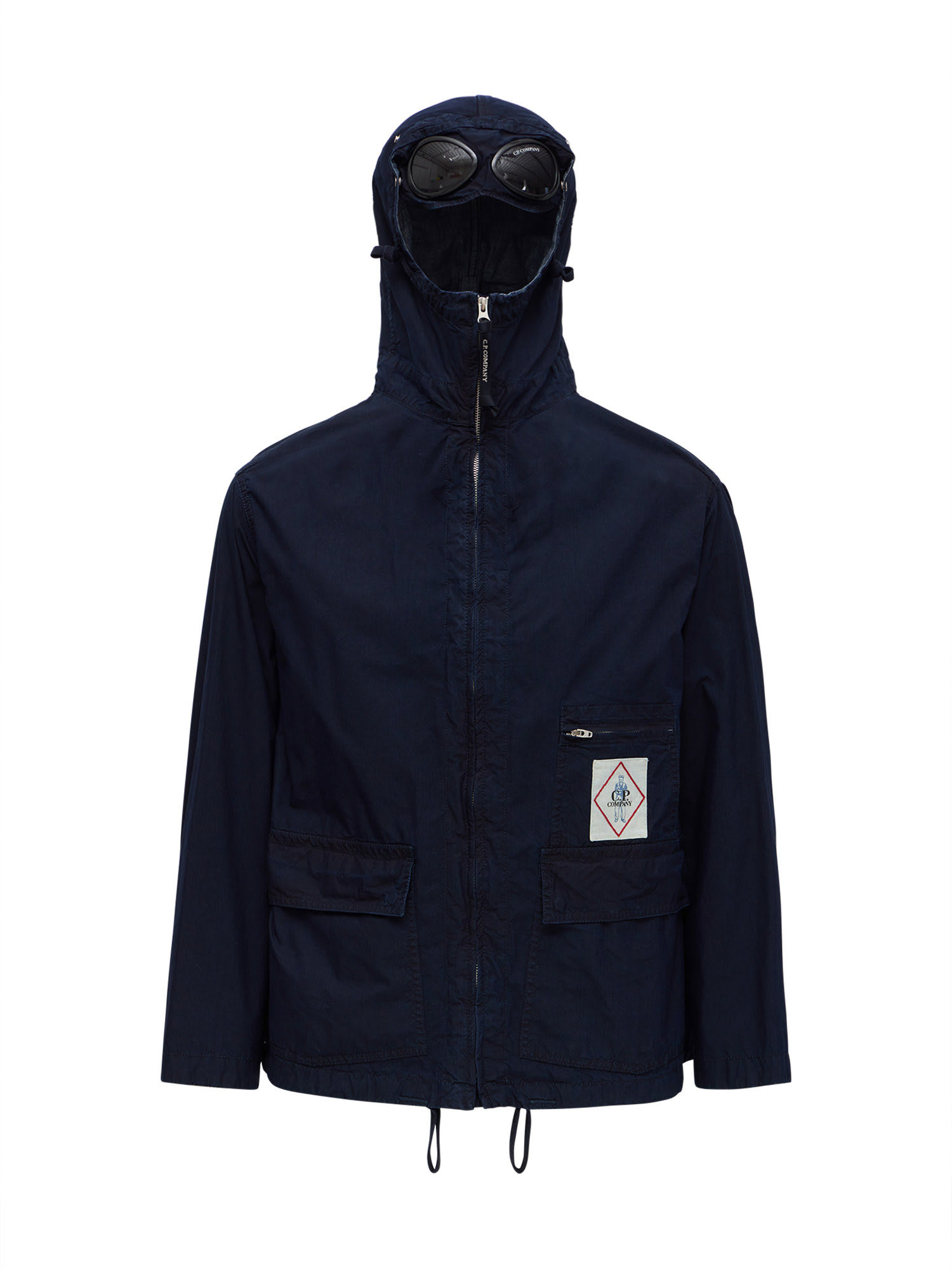 C.p. Company Goggle Medium Jacket In Insignia Blue