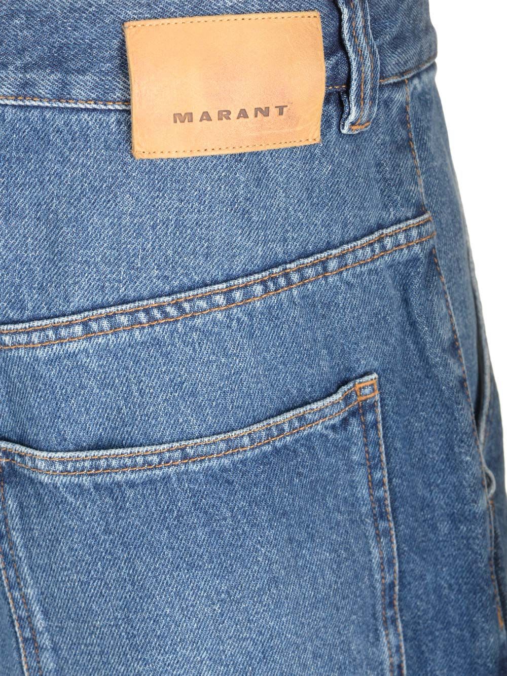 Shop Isabel Marant Jorama Baggy Fit Jeans In Blue