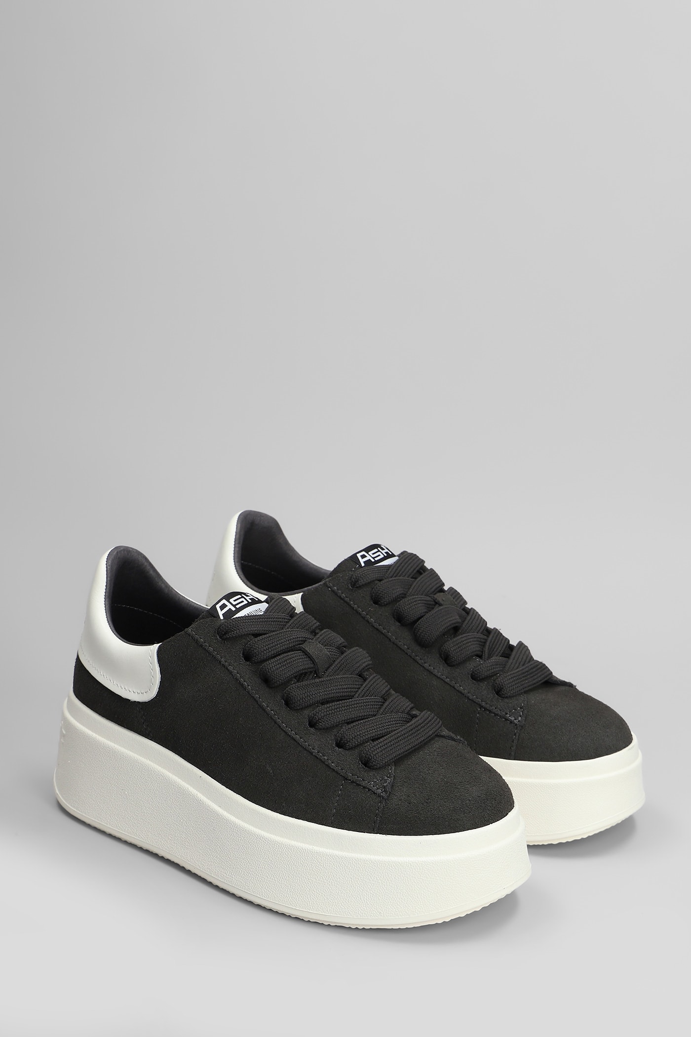 Shop Ash Moby Sneakers In Black Suede