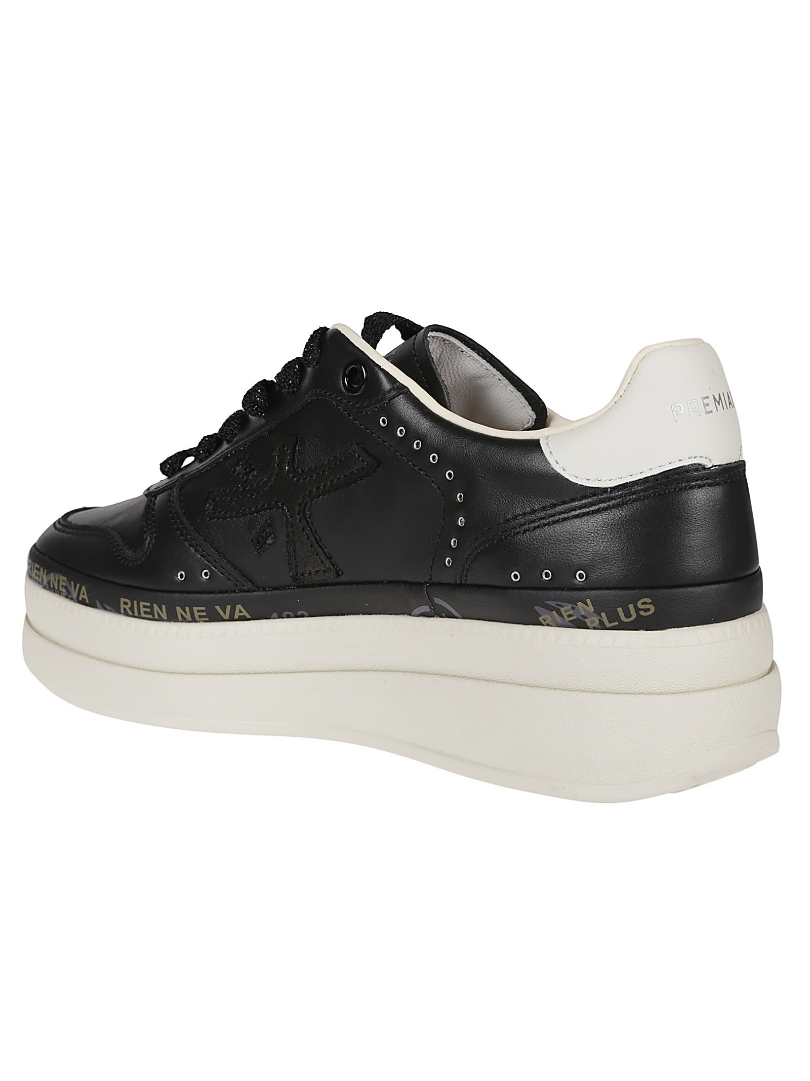 Shop Premiata Micol Sneakers In Nero