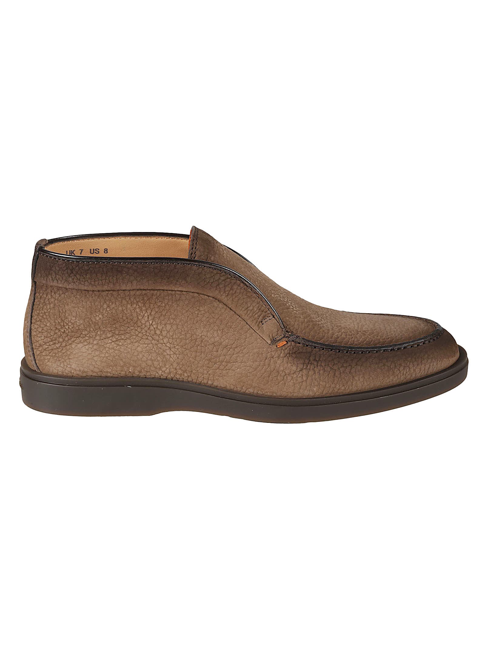 Santoni Dragon Slip-on Ankle Boots In Brown