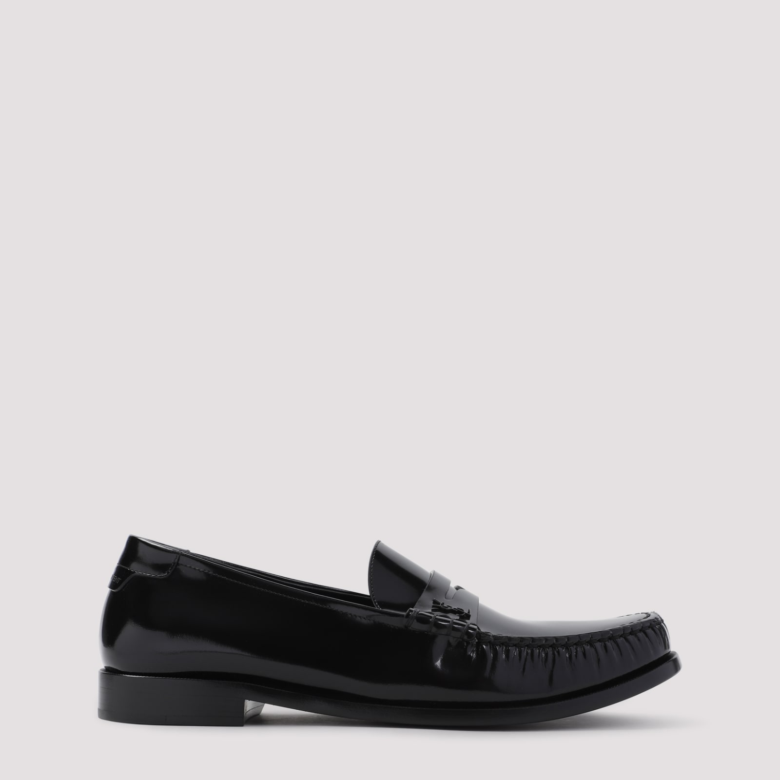 Shop Saint Laurent Le Loafer 15 Mocassin In Nero