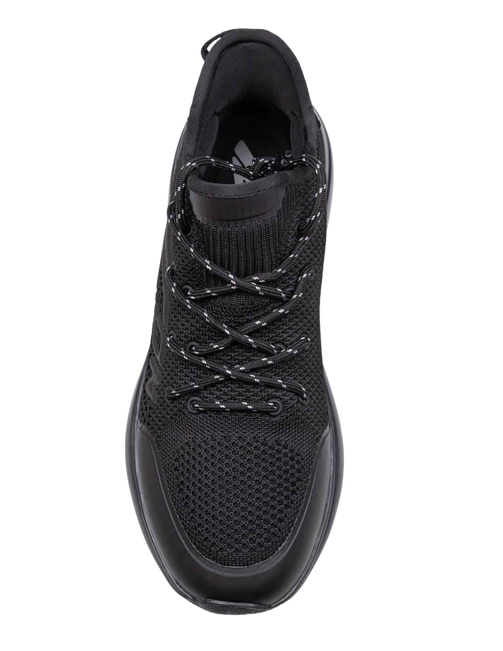 Dsquared2 Stretch Knit Sock Sneakers In Black / Black