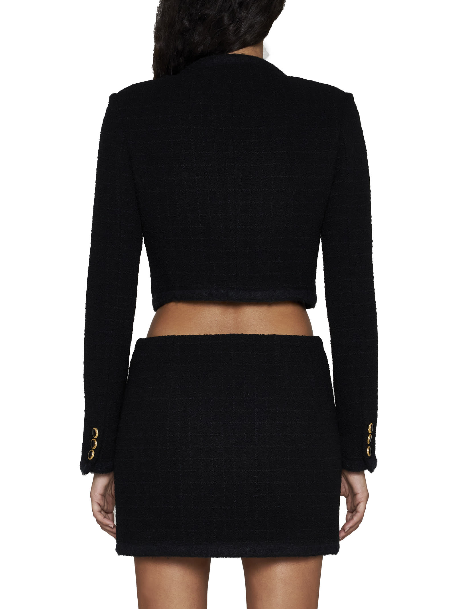 Shop Alessandra Rich Blazer In Black