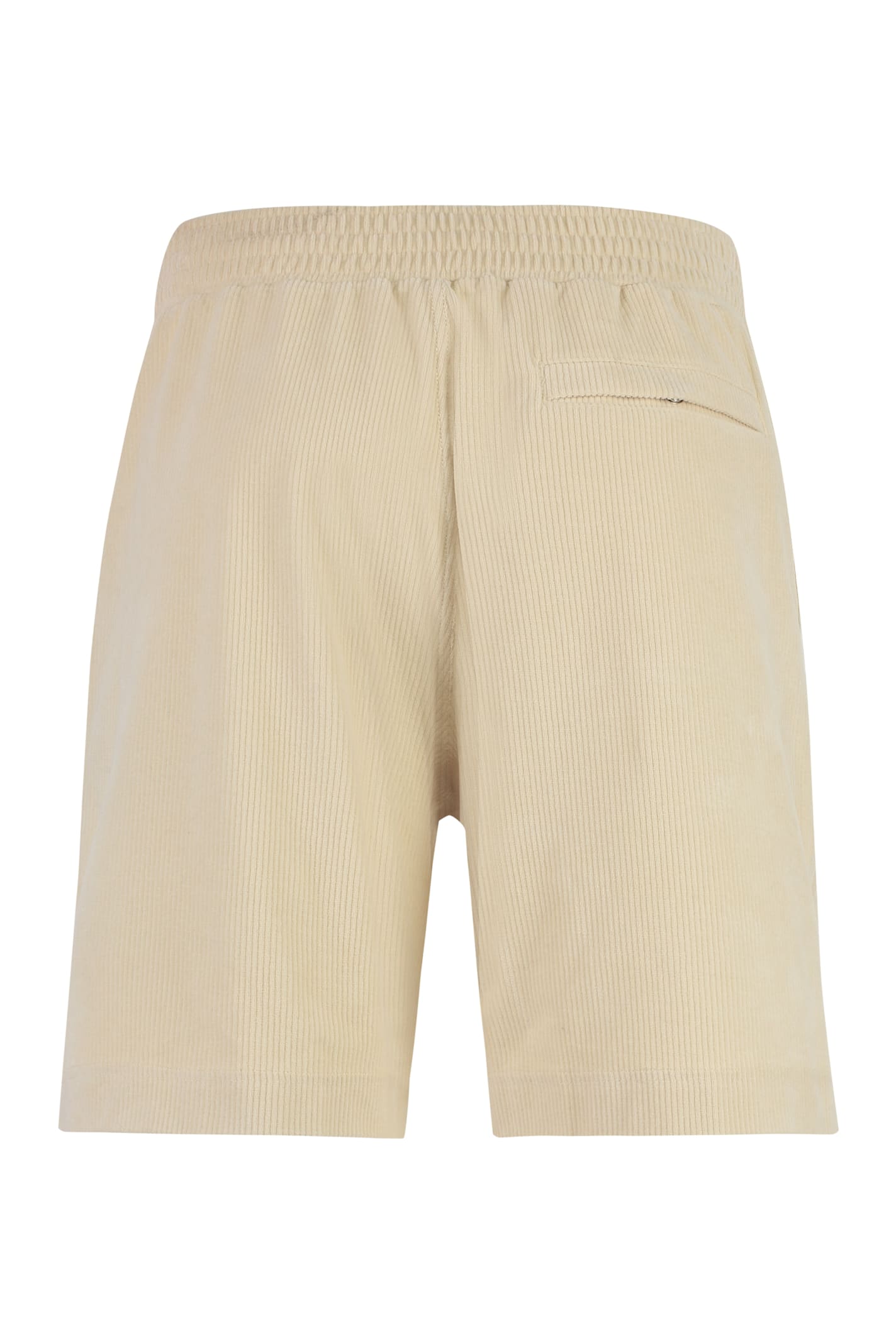 Givenchy 4g Motif Towel Effect Bermuda Shorts In Sand