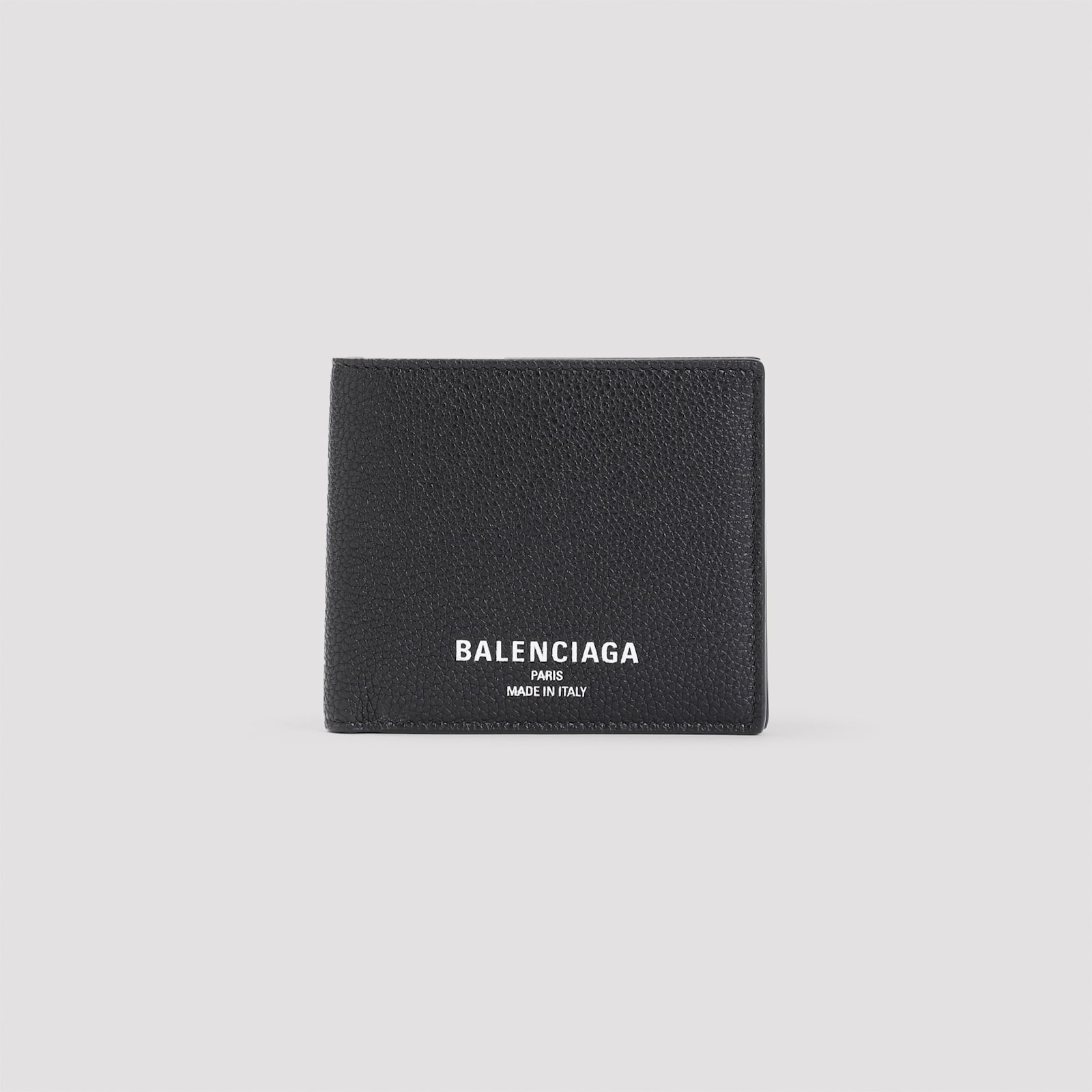 Shop Balenciaga Credit Folded Wallet In Black