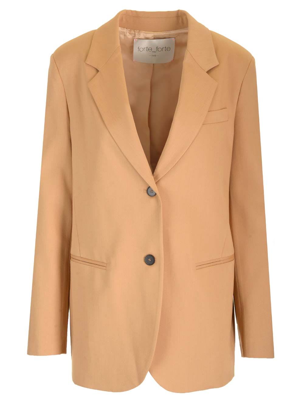 Forte_Forte Viscose Wool Chic Twill Jacket