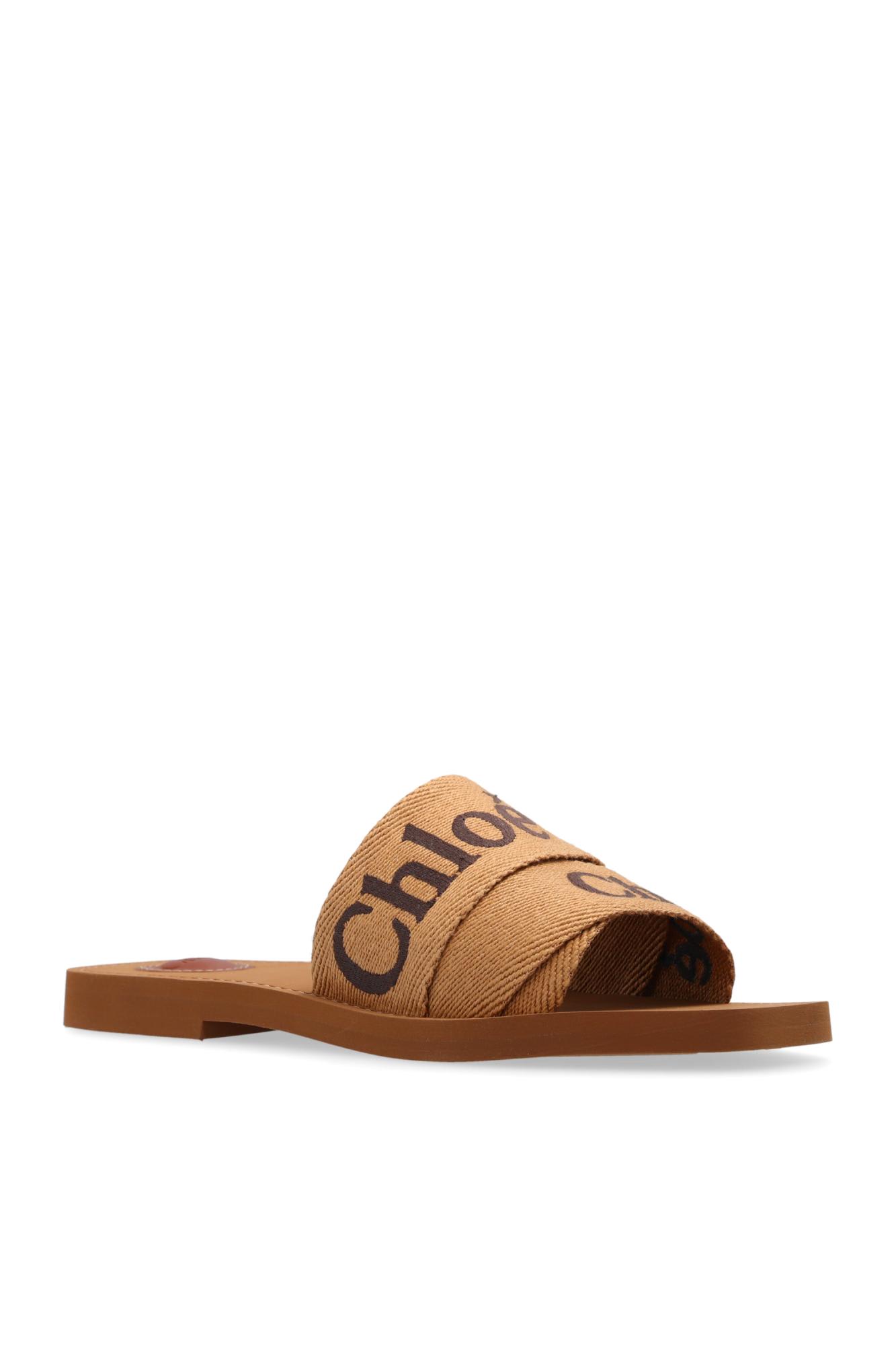 Shop Chloé Woody Slides